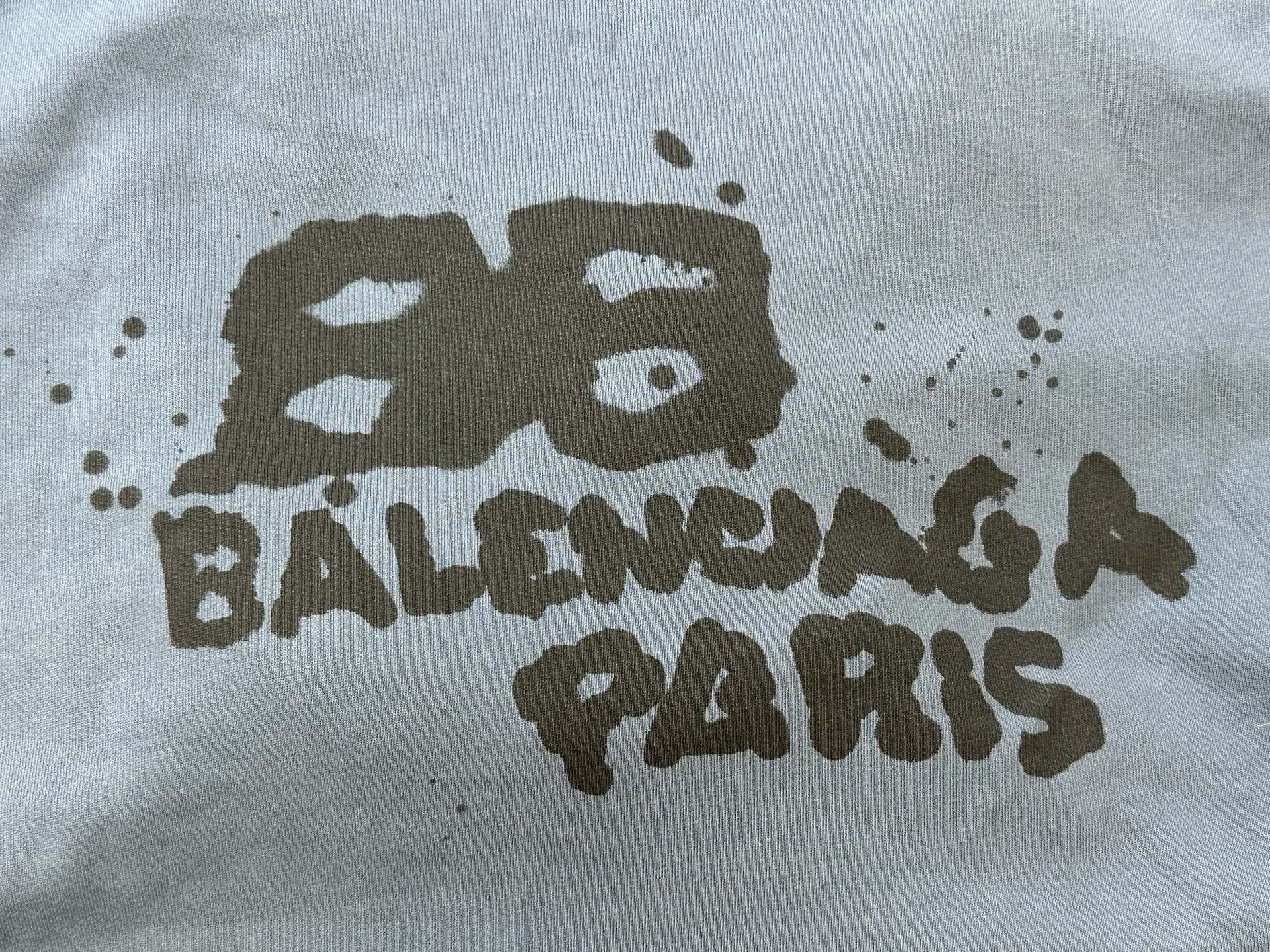 Balenciaga Balenciaga Printed Graphic Blue Hoodie xs Men Size US XS / EU 42 / 0 - 3 Thumbnail