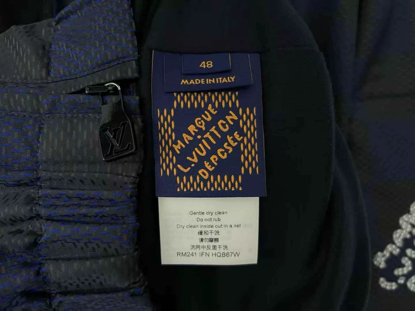 Louis Vuitton Louis Vuitton Embroidered Blue Light Jacket xl Men Size US XL / EU 56 / 4 - 4 Thumbnail