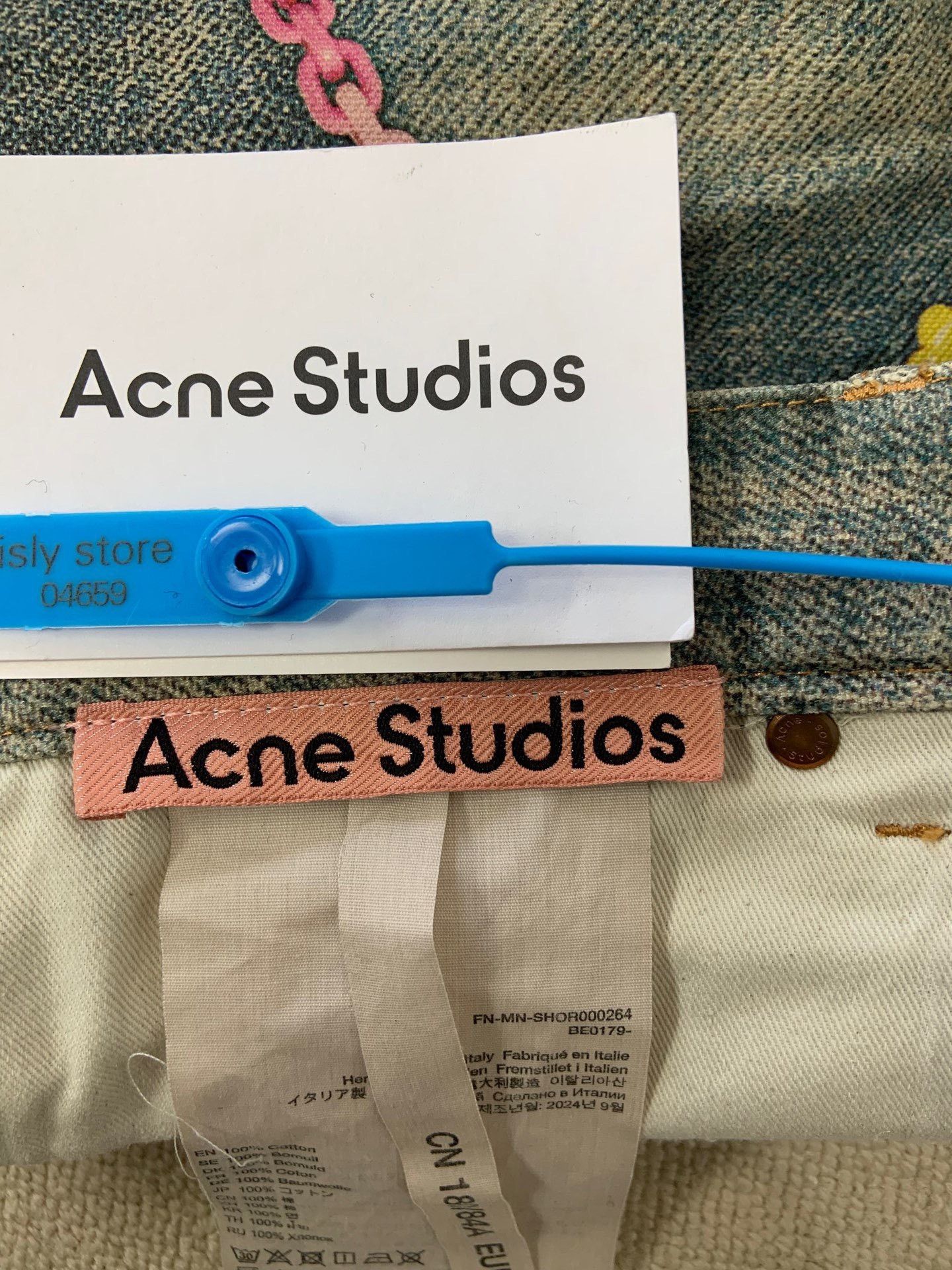 Acne Studios Acne Studios Retro Printed Denim Jeans 32 Men Size US 32 / EU 48 - 4 Thumbnail