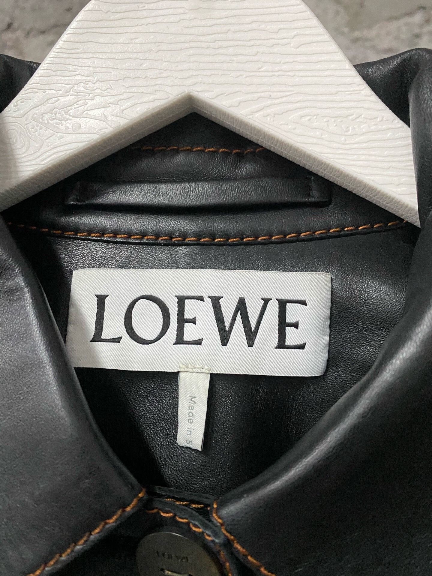 Loewe Loewe Leather Jacket s Men Size US S / EU 44-46 / 1 - 5 Thumbnail