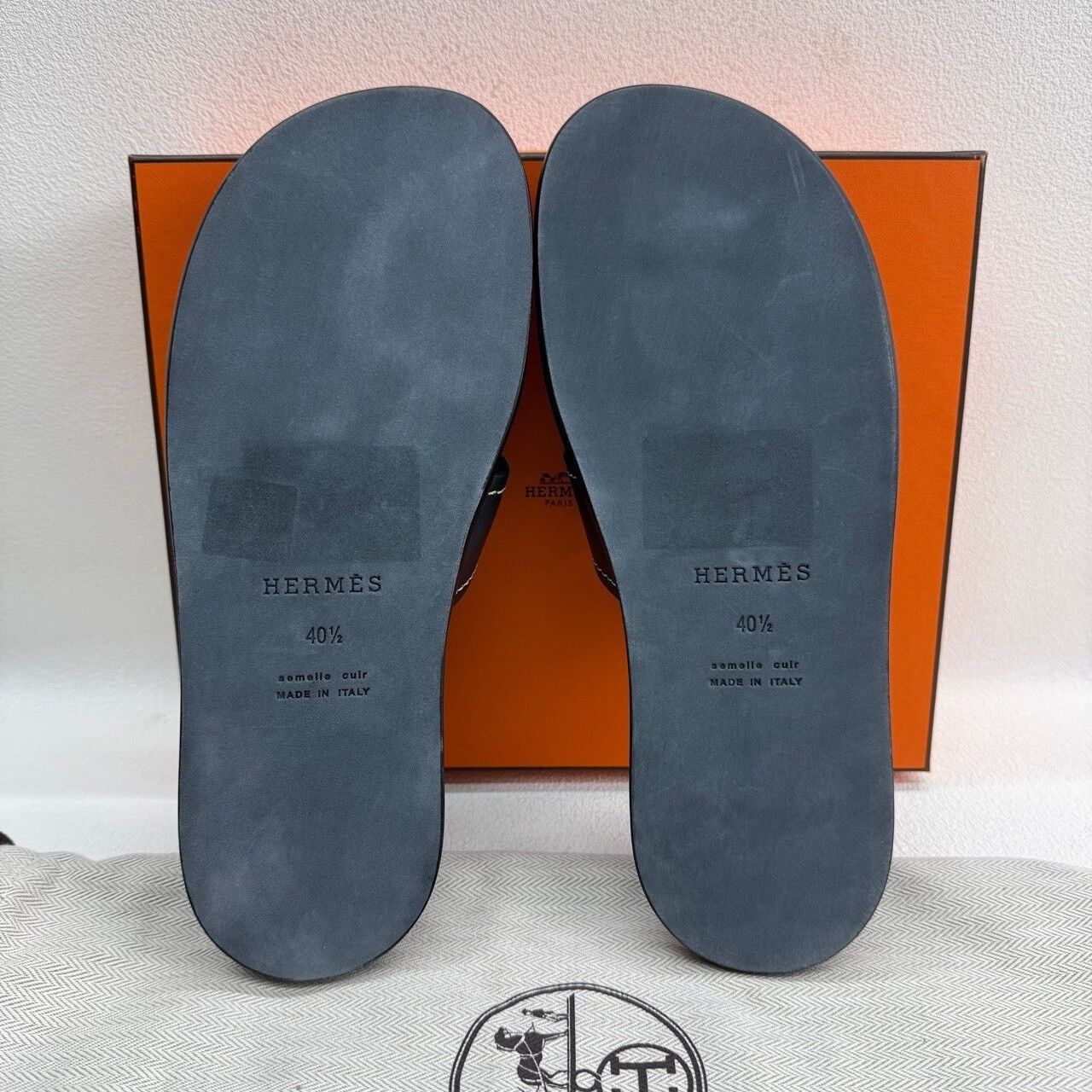 Hermes Hermes Blue Sandals 5 Men Size US 5 / EU 37 - 8 Thumbnail