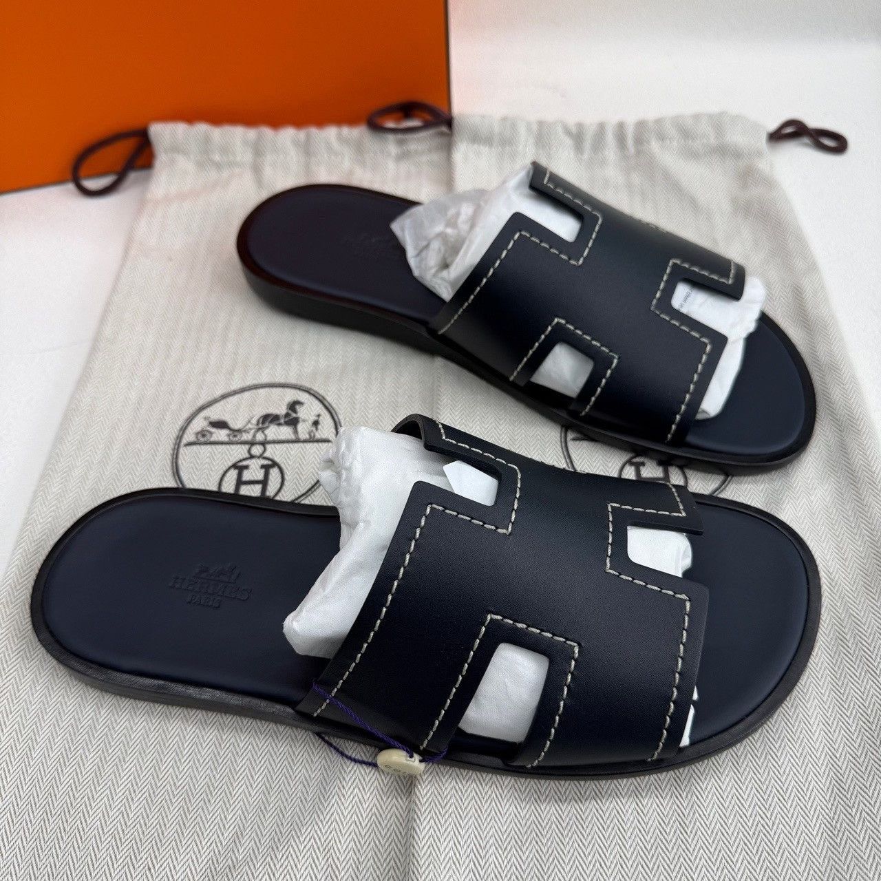 Hermes Hermes Blue Sandals 5 Men Size US 5 / EU 37 - 4 Thumbnail