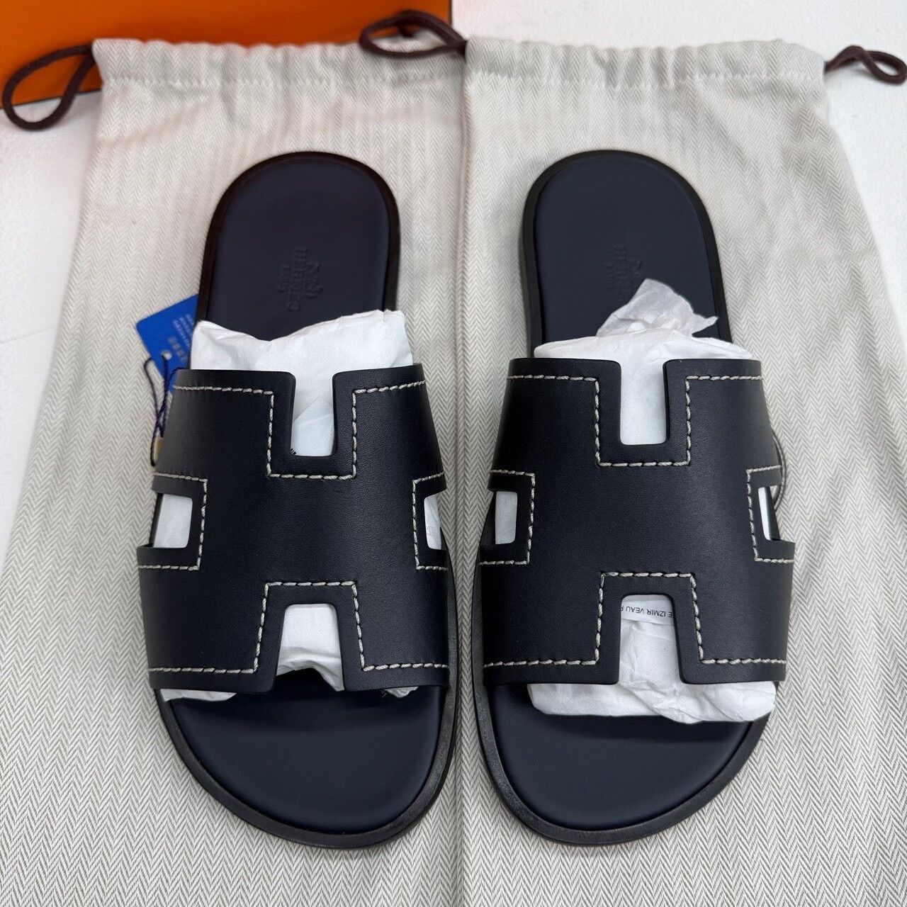 Hermes Hermes Blue Sandals 5 Men Size US 5 / EU 37 - 3 Thumbnail