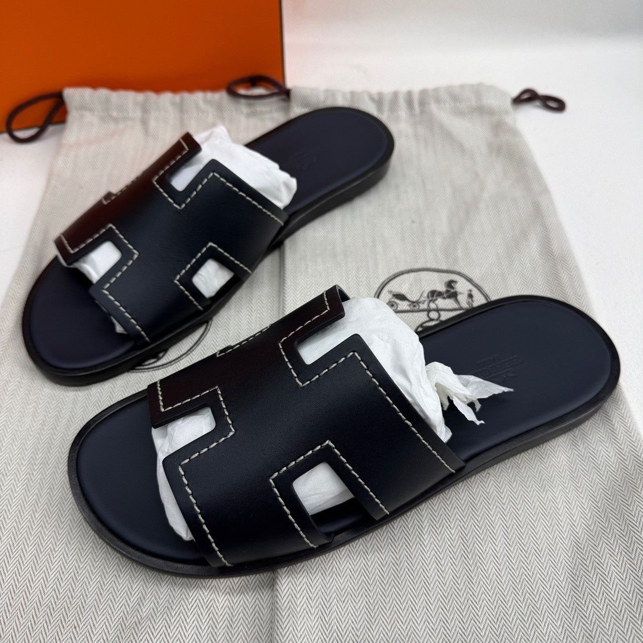 Hermes Hermes Blue Sandals 5 Men Size US 5 / EU 37 - 2 Thumbnail