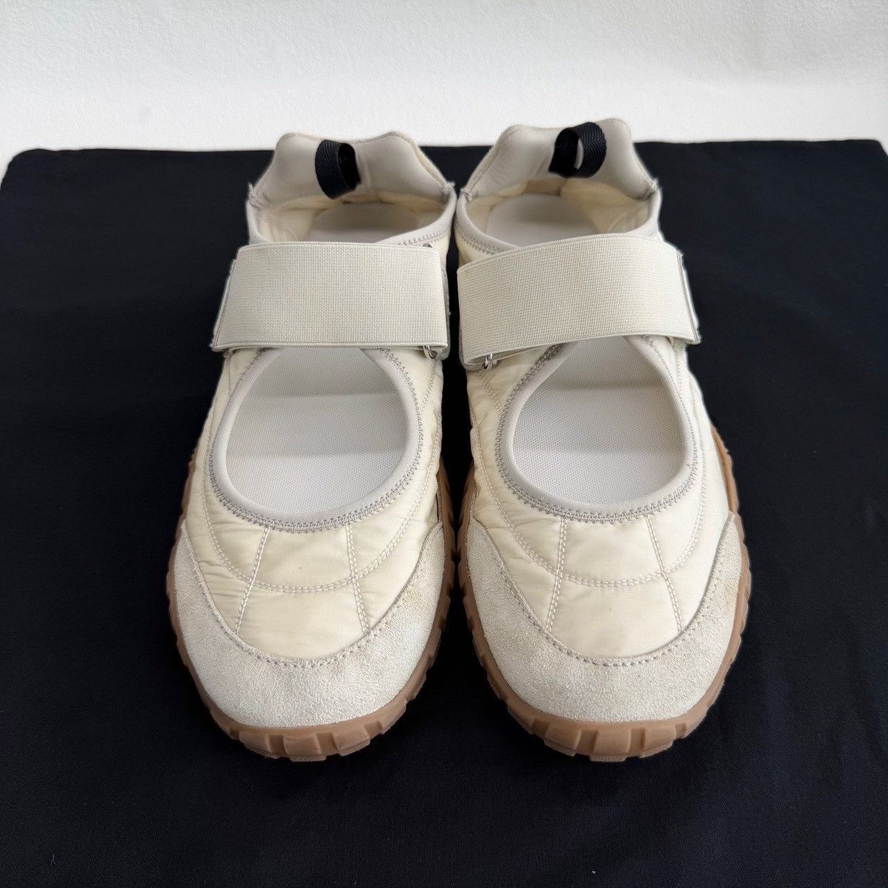 Miu Miu Miu Miu Suede White Lowtop Sneakers us_6-5 Women Size US 6.5 / IT 36.5 - 2 Thumbnail