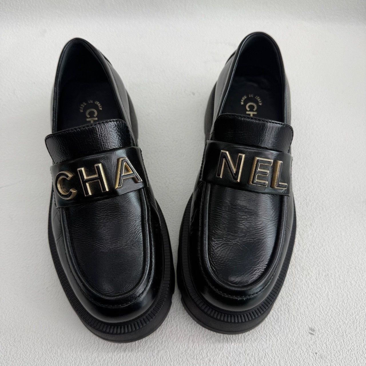 Chanel Chanel Leather Black Lowtop Sneakers us_5 Women Size US 5 / IT 35 - 9 Thumbnail