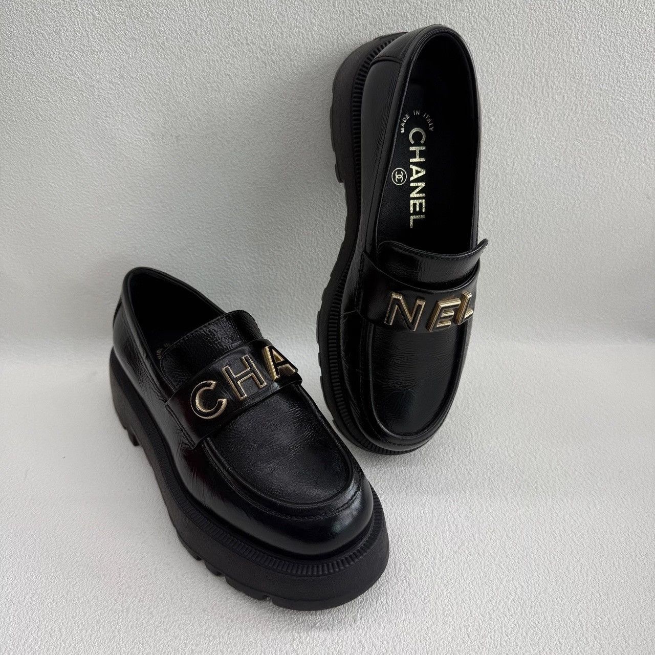 Chanel Chanel Leather Black Lowtop Sneakers us_5 Women Size US 5 / IT 35 - 8 Thumbnail