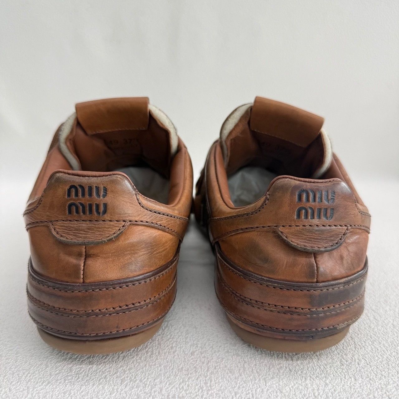 Miu Miu Miu Miu Brown Lowtop Sneakers us_6-5 Women Size US 6.5 / IT 36.5 - 5 Thumbnail