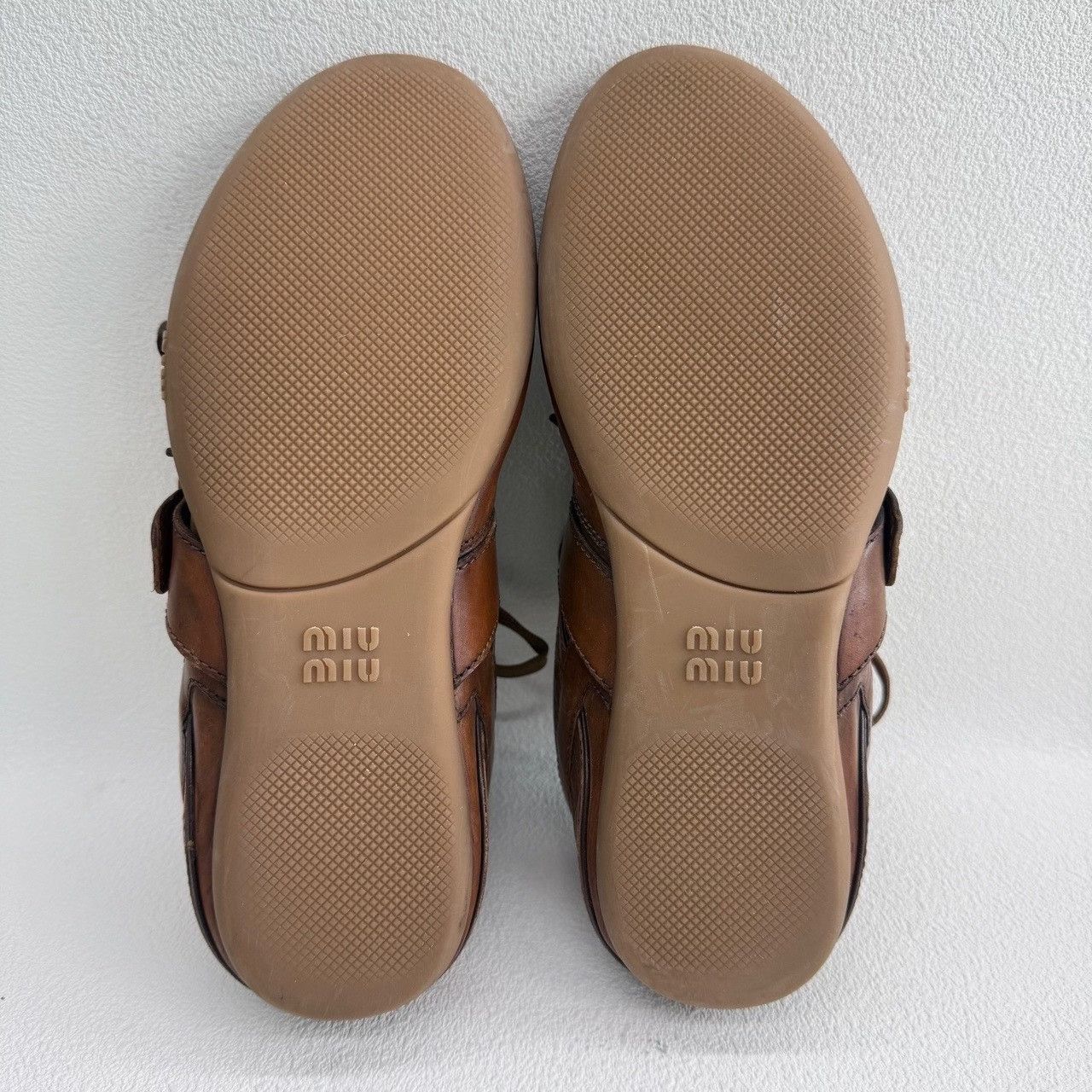 Miu Miu Miu Miu Brown Lowtop Sneakers us_6-5 Women Size US 6.5 / IT 36.5 - 7 Thumbnail