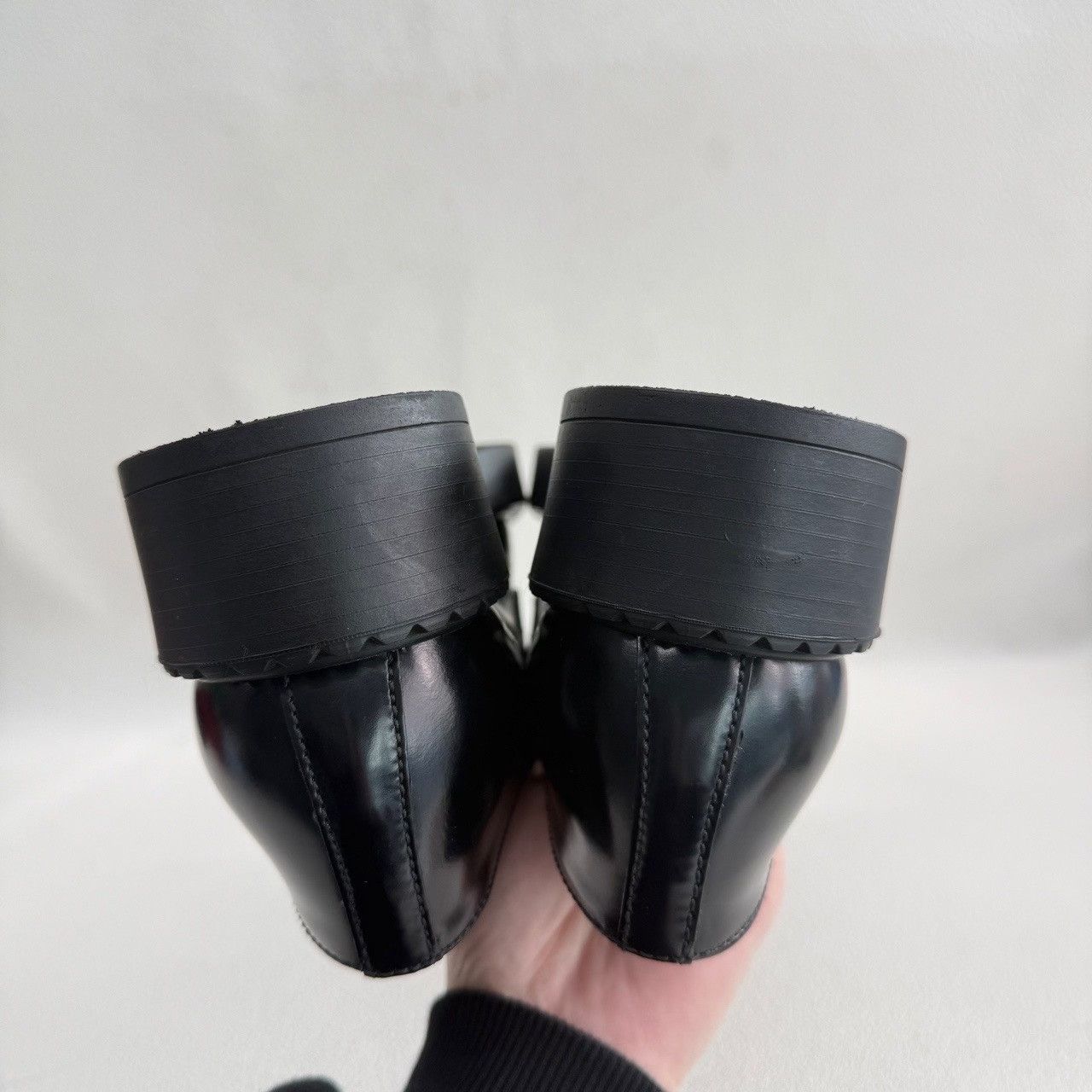 Prada Prada Retro Black Lowtop Sneakers us_5 Women Size US 5 / IT 35 - 6 Thumbnail