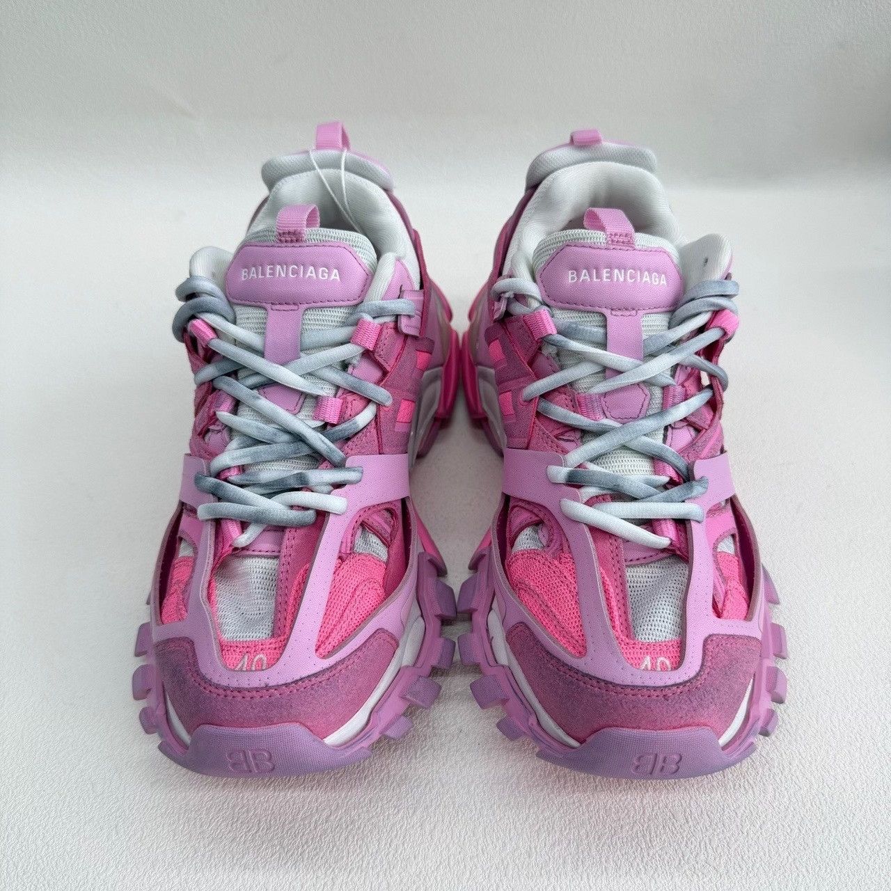 Balenciaga Balenciaga Mesh Pink Lowtop Sneakers us_9 Women Size US 9 / IT 39 - 2 Thumbnail