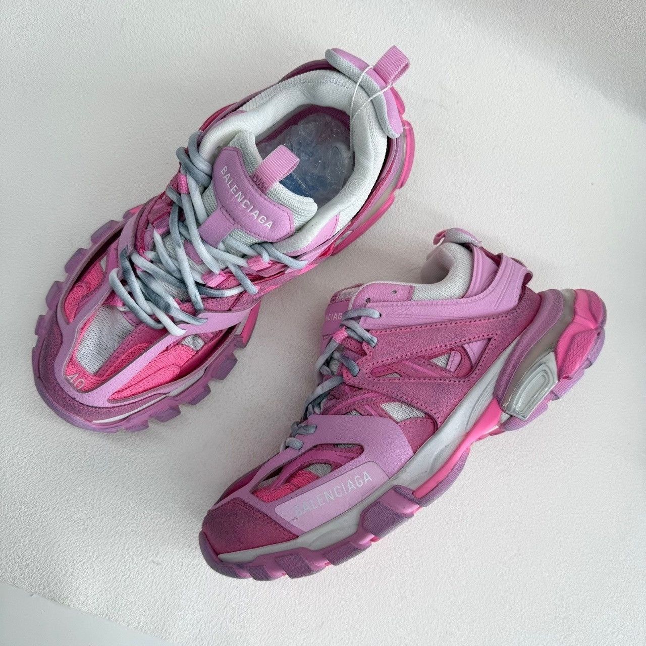 Balenciaga Balenciaga Mesh Pink Lowtop Sneakers us_9 Women Size US 9 / IT 39 - 7 Thumbnail