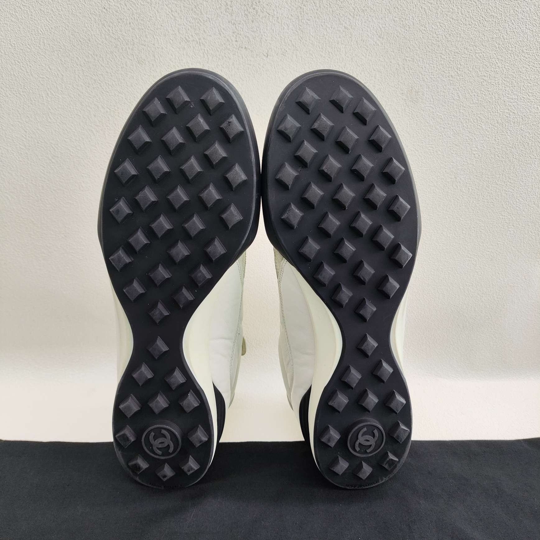 Chanel Chanel Leather White Lowtop Sneakers 9 Men Size US 9 / EU 42 - 7 Thumbnail