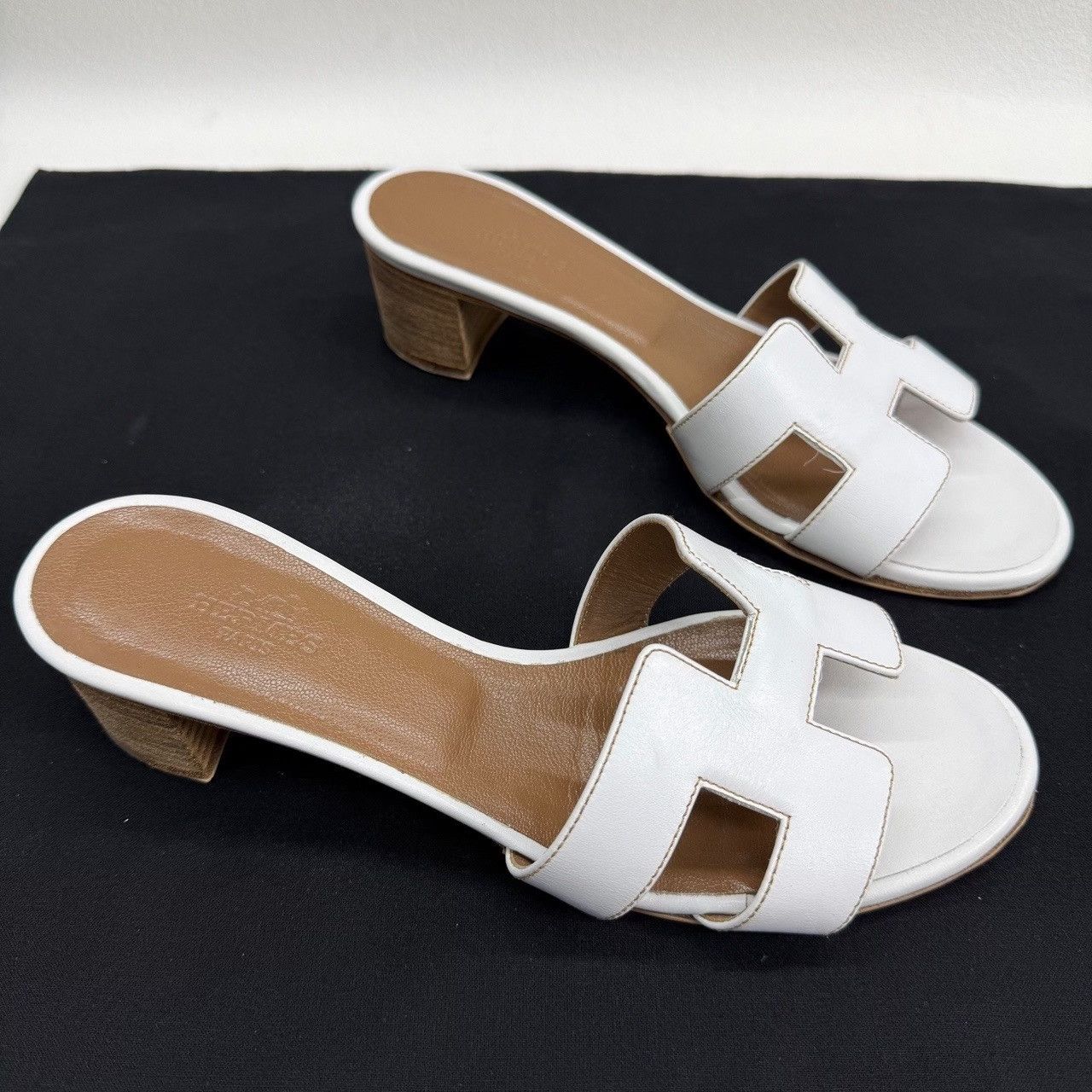Hermes Hermes White Sandals us_6 Women Size US 6 / IT 36 - 3 Thumbnail