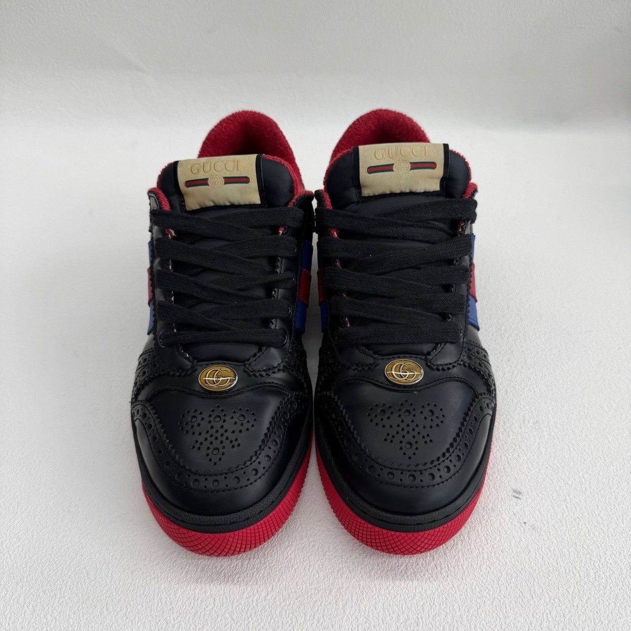 Gucci Gucci Leather Black Lowtop Sneakers 8 Men Size US 8 / EU 41 - 2 Thumbnail