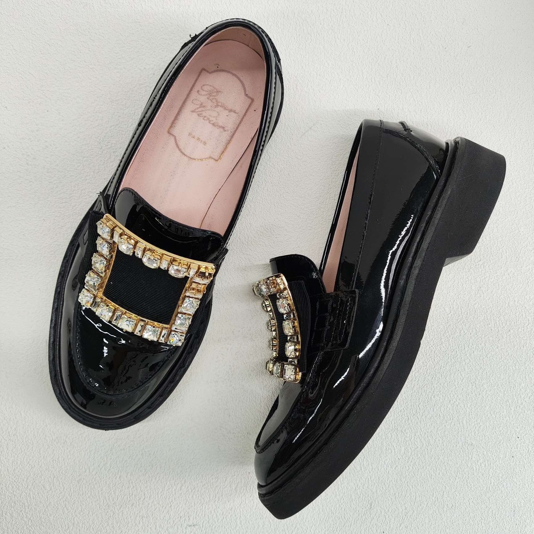 Roger Vivier Roger Vivier Retro Black Lowtop Sneakers us_5 Women Size US 5 / IT 35 - 8 Thumbnail