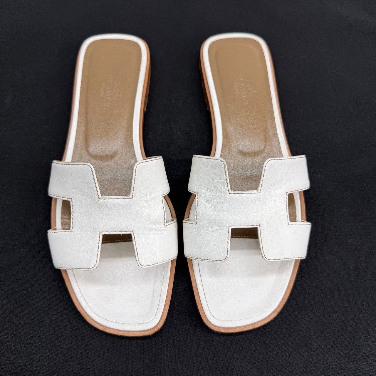 Hermes Hermes White Sandals us_6-5 Women Size US 6.5 / IT 36.5 - 2 Thumbnail