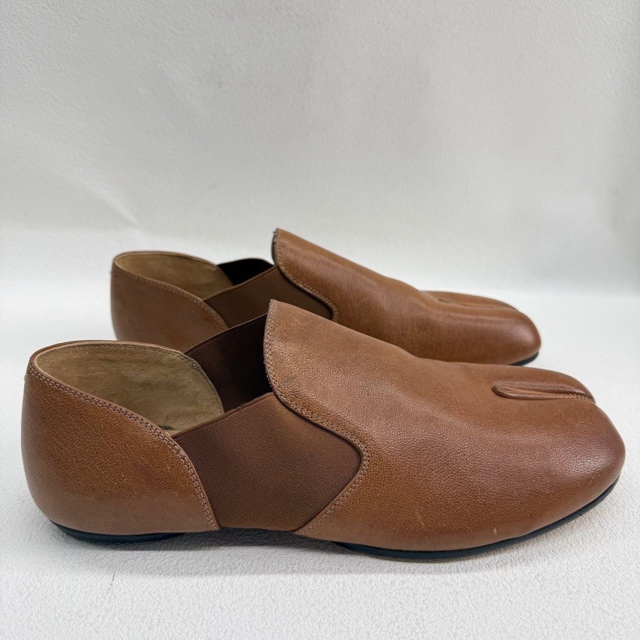 Maison Margiela Maison Margiela Leather Brown Lowtop Sneakers 8.5 Men Size US 8.5 / EU 41-42 - 4 Thumbnail