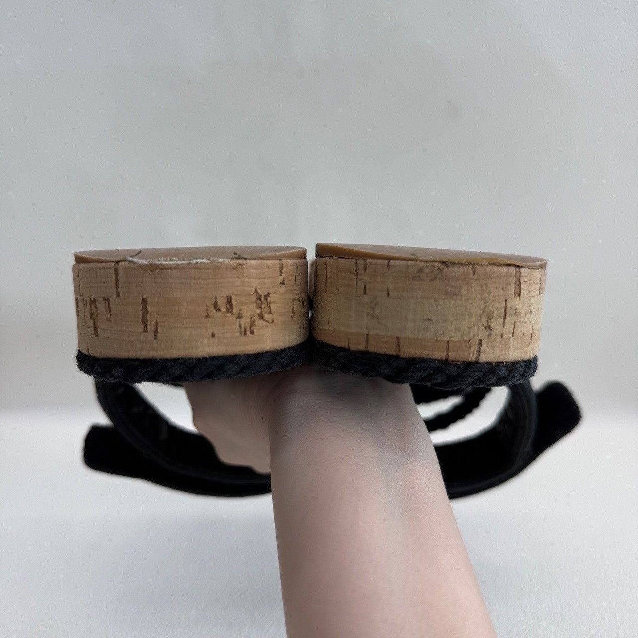 Chanel Chanel Leather Black Sandals Eu 39 Women Size US 9 / IT 39 - 6 Thumbnail