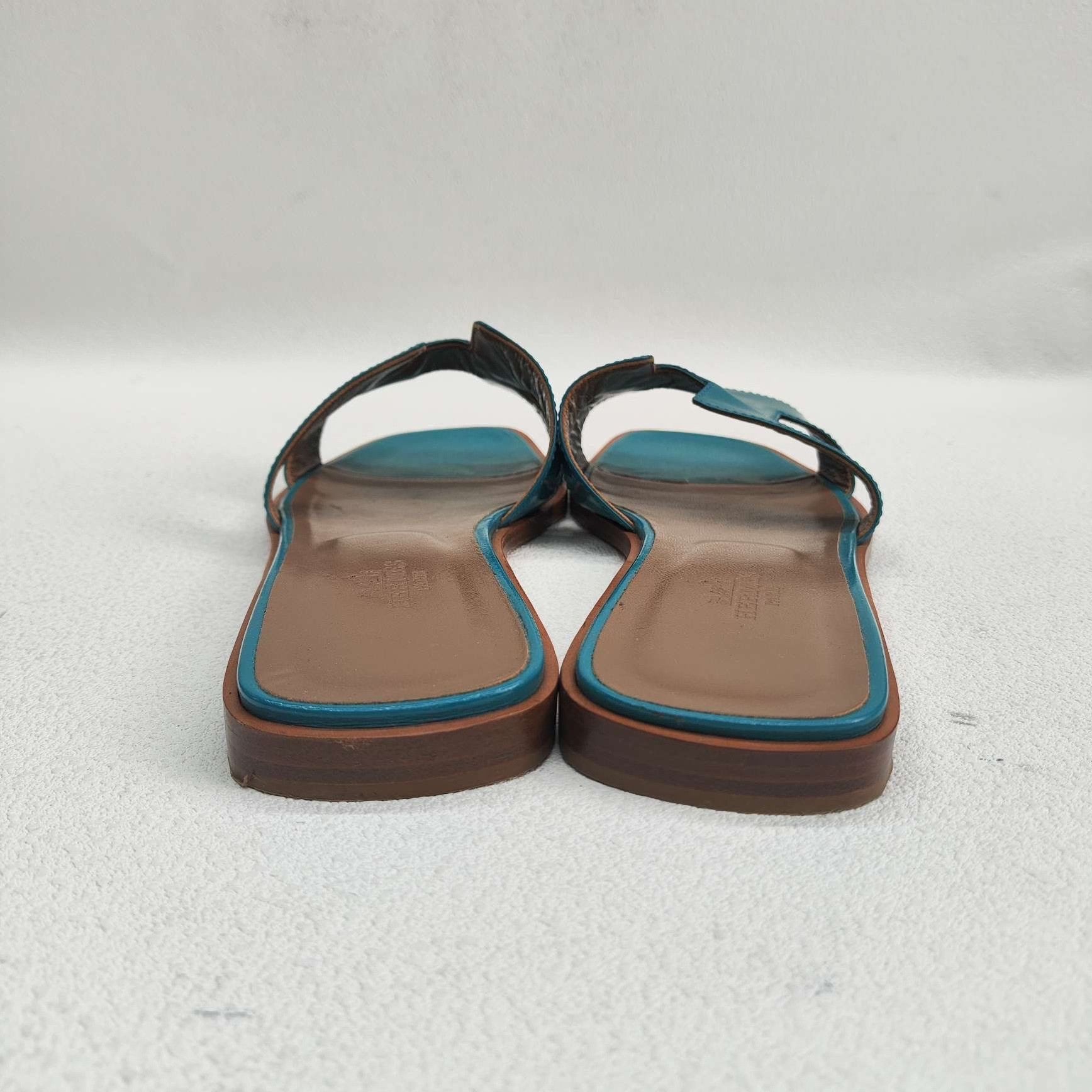 Hermes Hermes Patent Multi Sandals us_7-5 Women Size US 7.5 / IT 37.5 - 4 Thumbnail