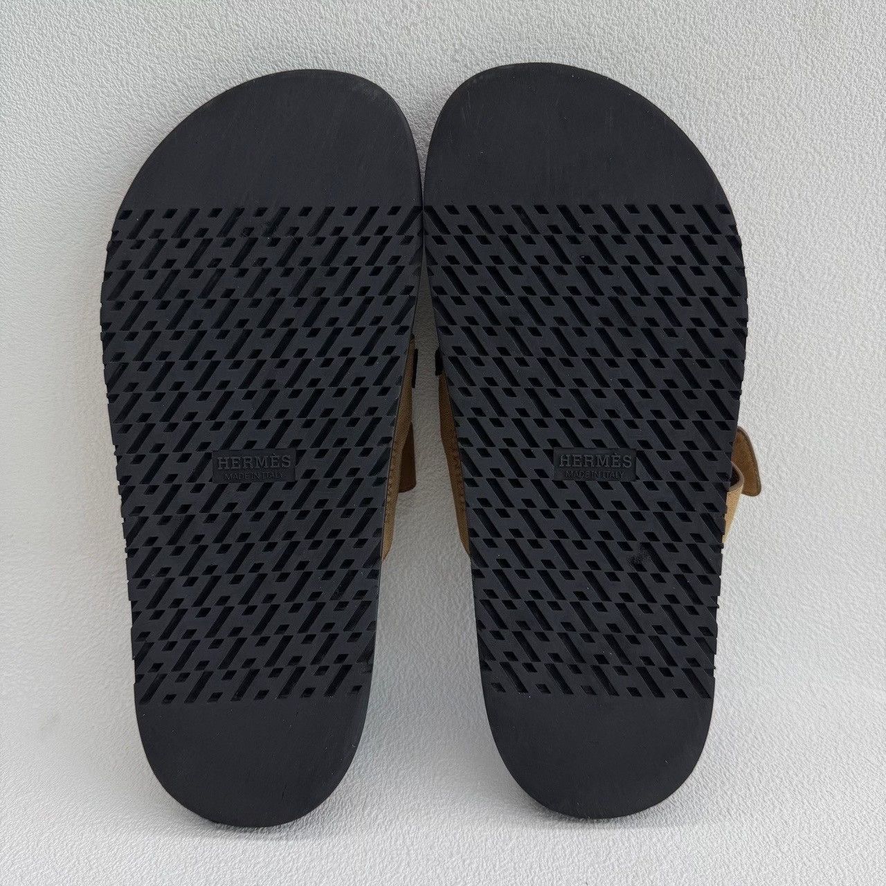 Hermes Hermes Suede Brown Sandals us_7-5 Women Size US 7.5 / IT 37.5 - 7 Thumbnail