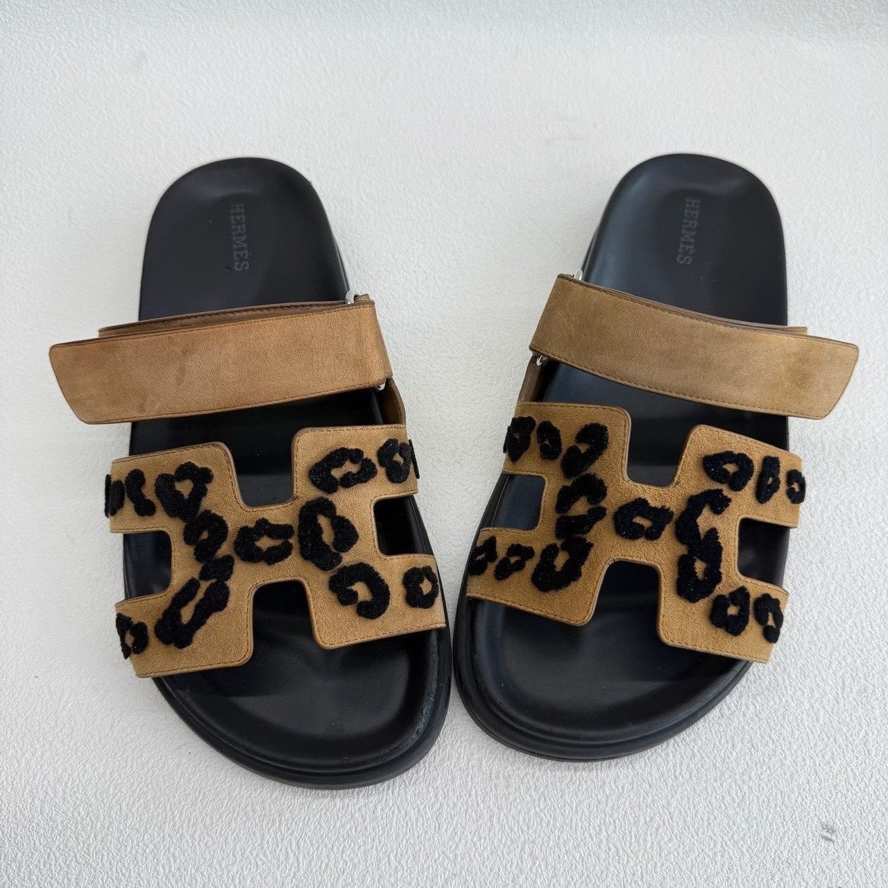 Hermes Hermes Suede Brown Sandals us_7-5 Women Size US 7.5 / IT 37.5 - 8 Thumbnail