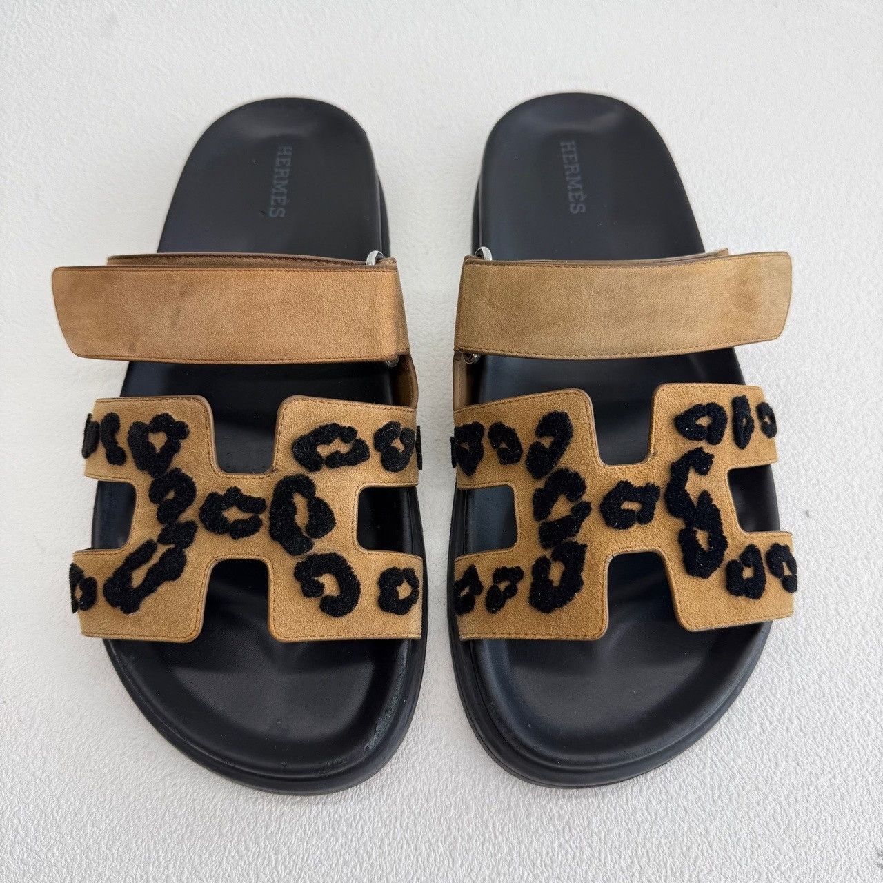 Hermes Hermes Suede Brown Sandals us_7-5 Women Size US 7.5 / IT 37.5 - 2 Thumbnail