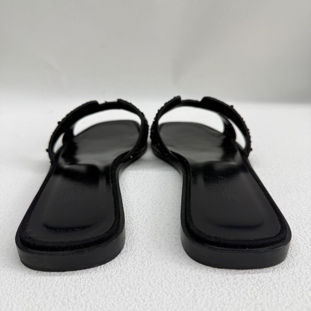 Hermes Hermes Black Sandals us_7-5 Women Size US 7.5 / IT 37.5 - 8 Thumbnail