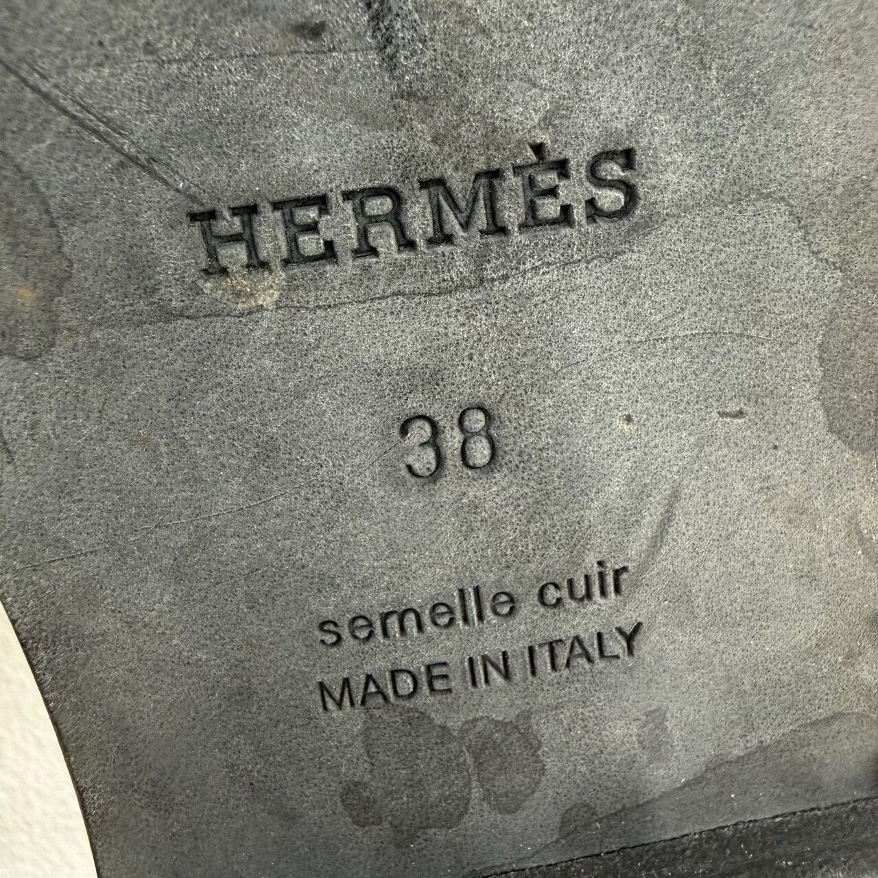 Hermes Hermes Black Sandals us_7-5 Women Size US 7.5 / IT 37.5 - 7 Thumbnail