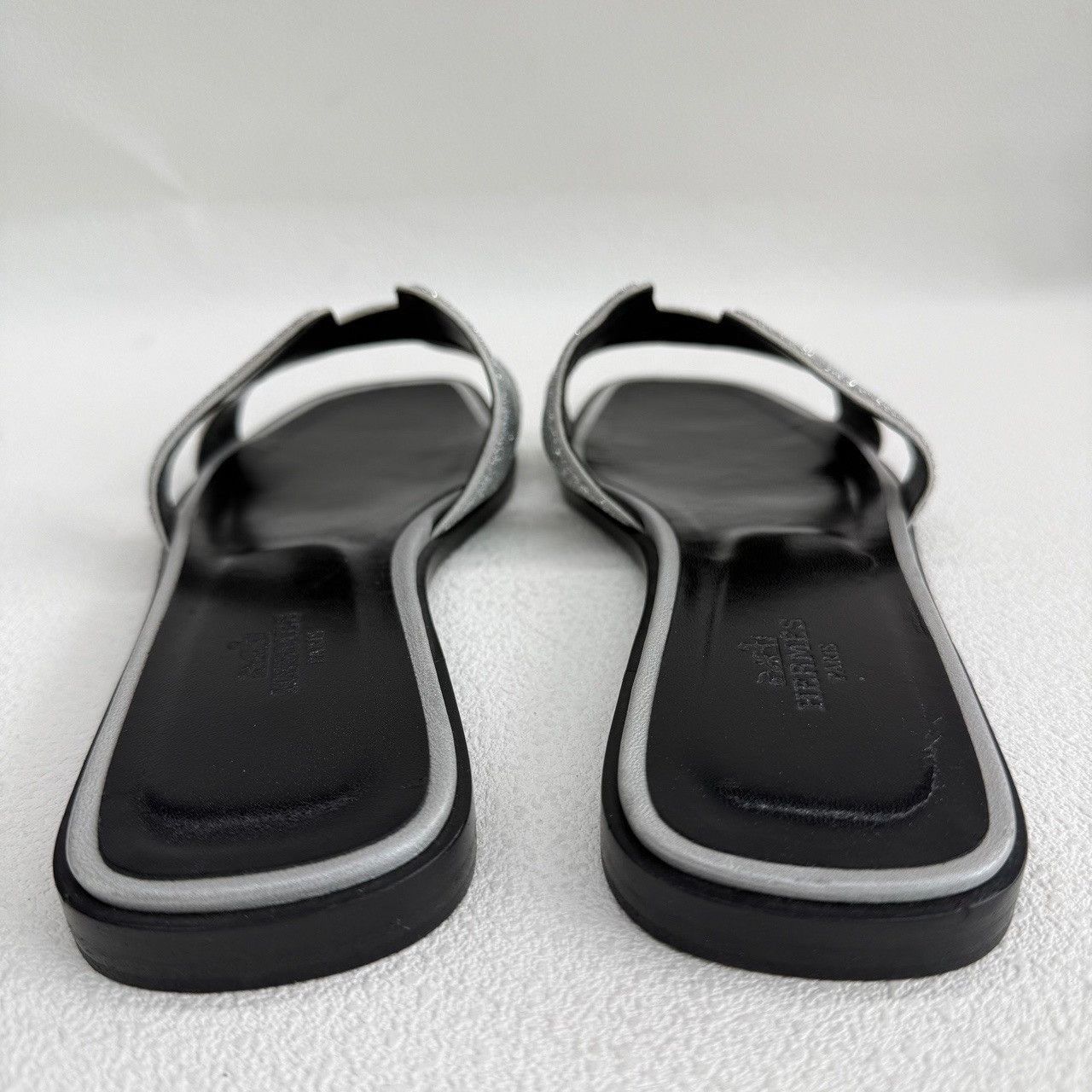 Hermes Hermes Silver Sandals us_7-5 Women Size US 7.5 / IT 37.5 - 5 Thumbnail