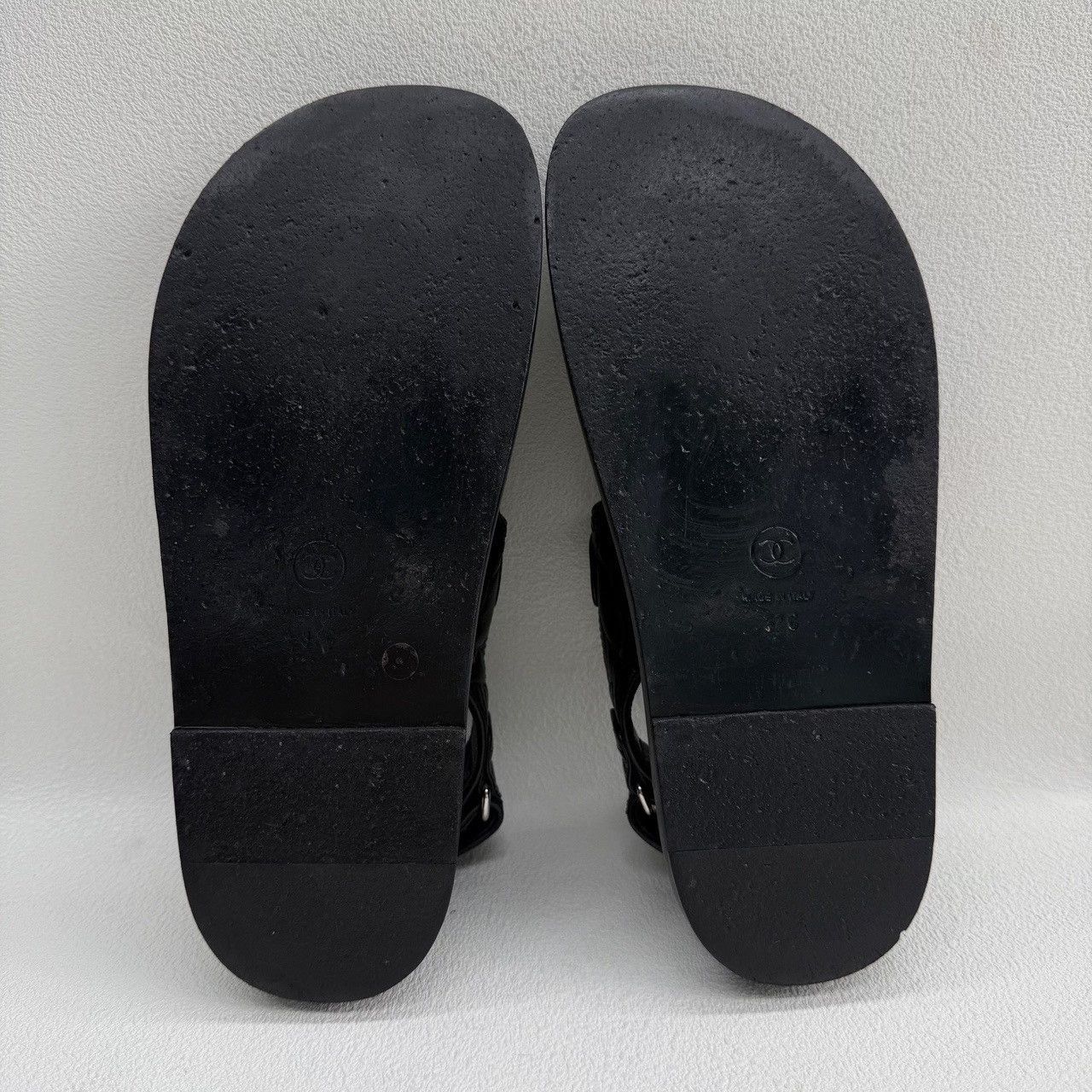 Chanel Chanel Black Sandals us_6-5 Women Size US 6.5 / IT 36.5 - 7 Thumbnail