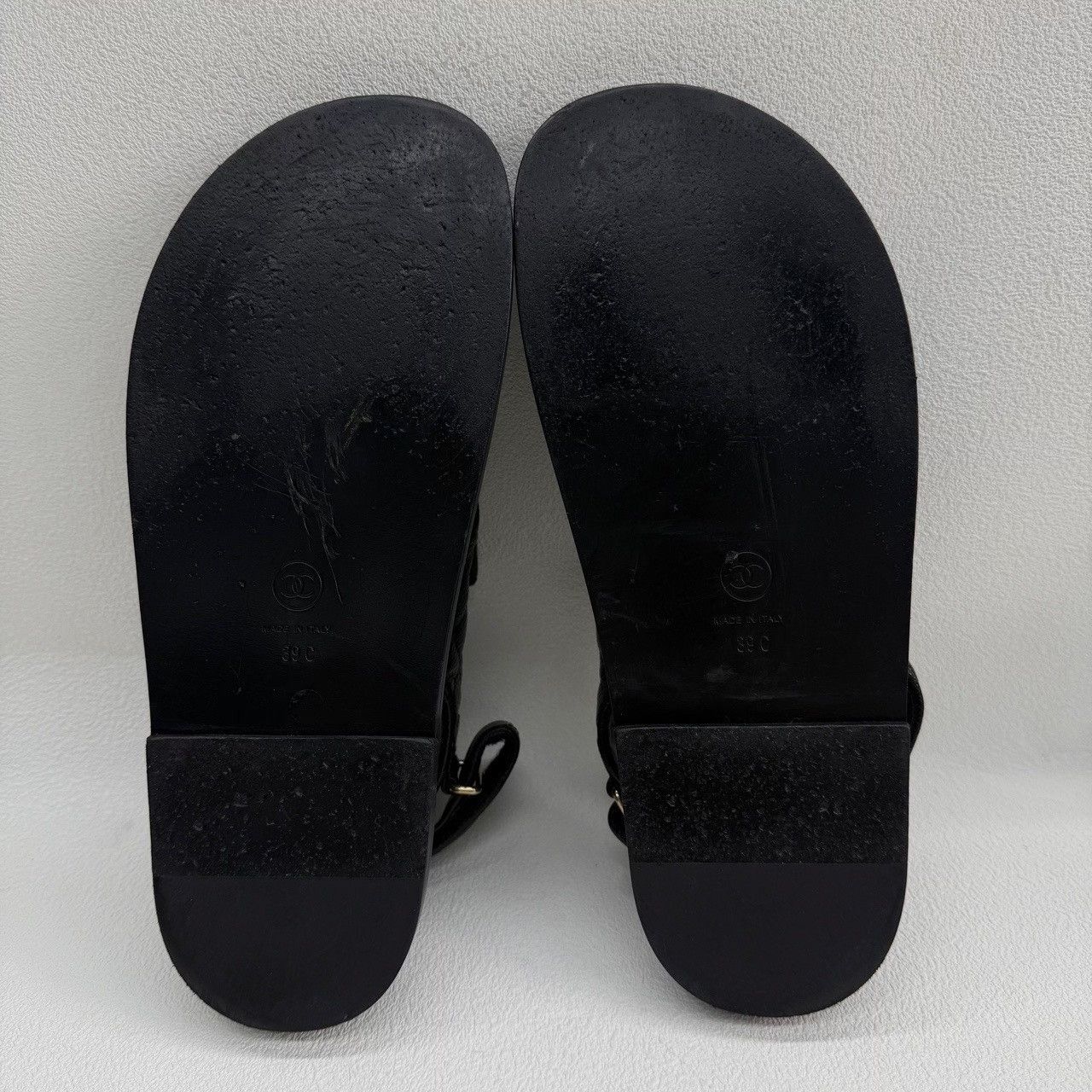 Chanel Chanel Black Sandals us_8-5 Women Size US 8.5 / IT 38.5 - 7 Thumbnail