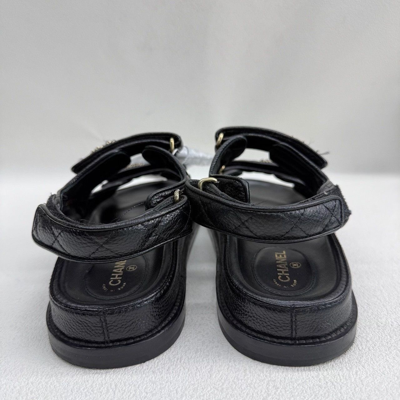 Chanel Chanel Black Sandals us_8-5 Women Size US 8.5 / IT 38.5 - 5 Thumbnail