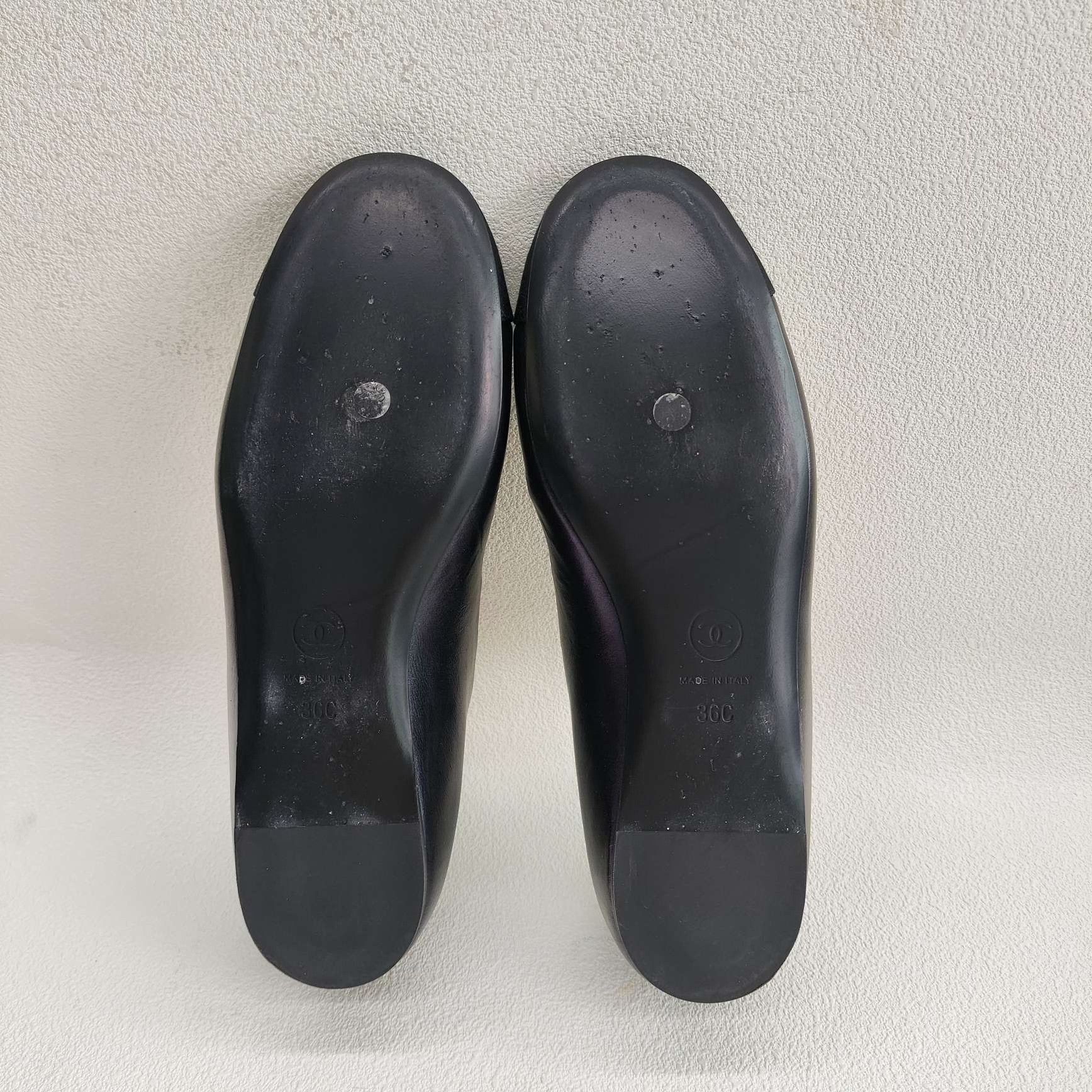 Chanel Chanel Leather Black Lowtop Sneakers us_6 Women Size US 6 / IT 36 - 7 Thumbnail