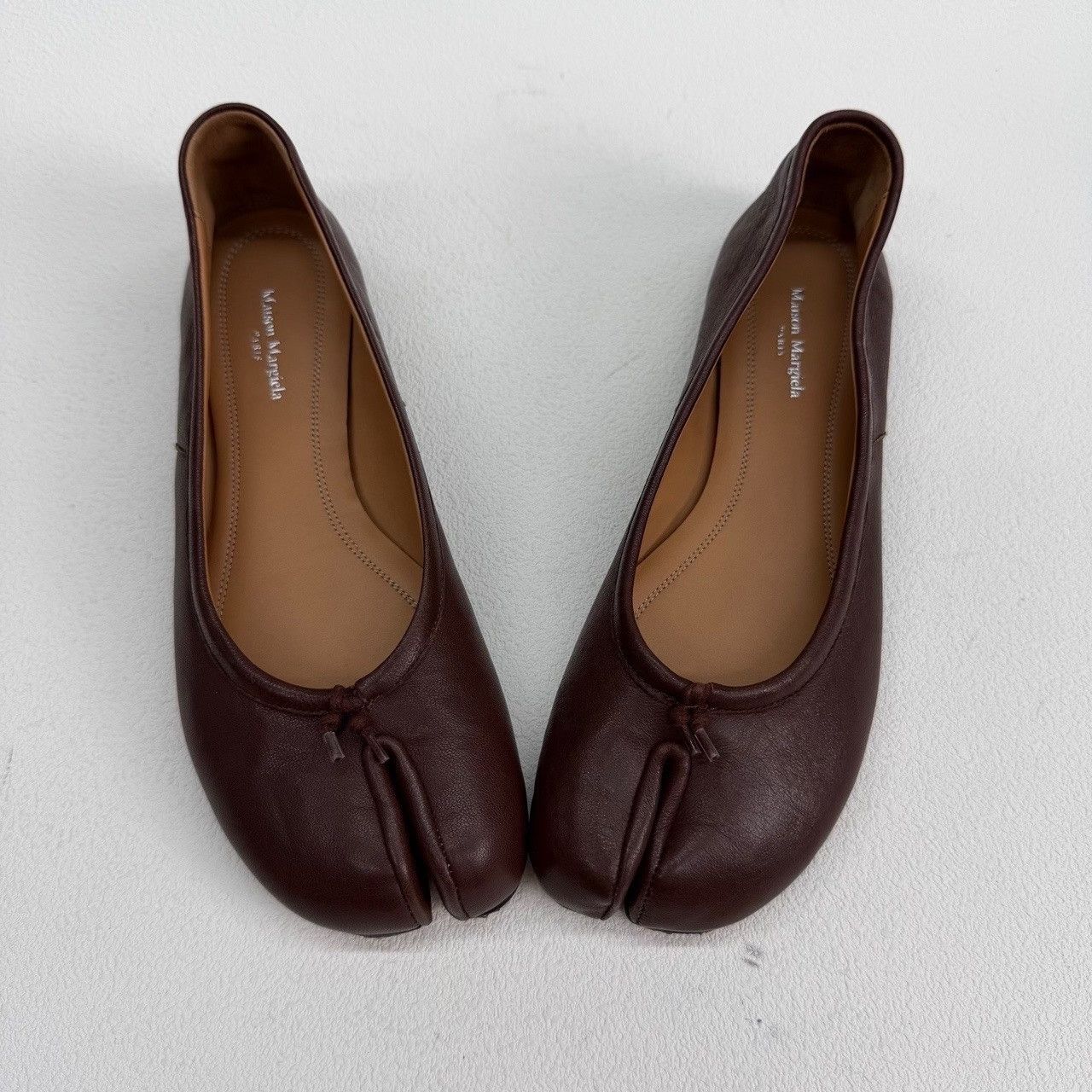 Maison Margiela Maison Margiela Leather Brown Lowtop Sneakers us_6 Women Size US 6 / IT 36 - 9 Thumbnail