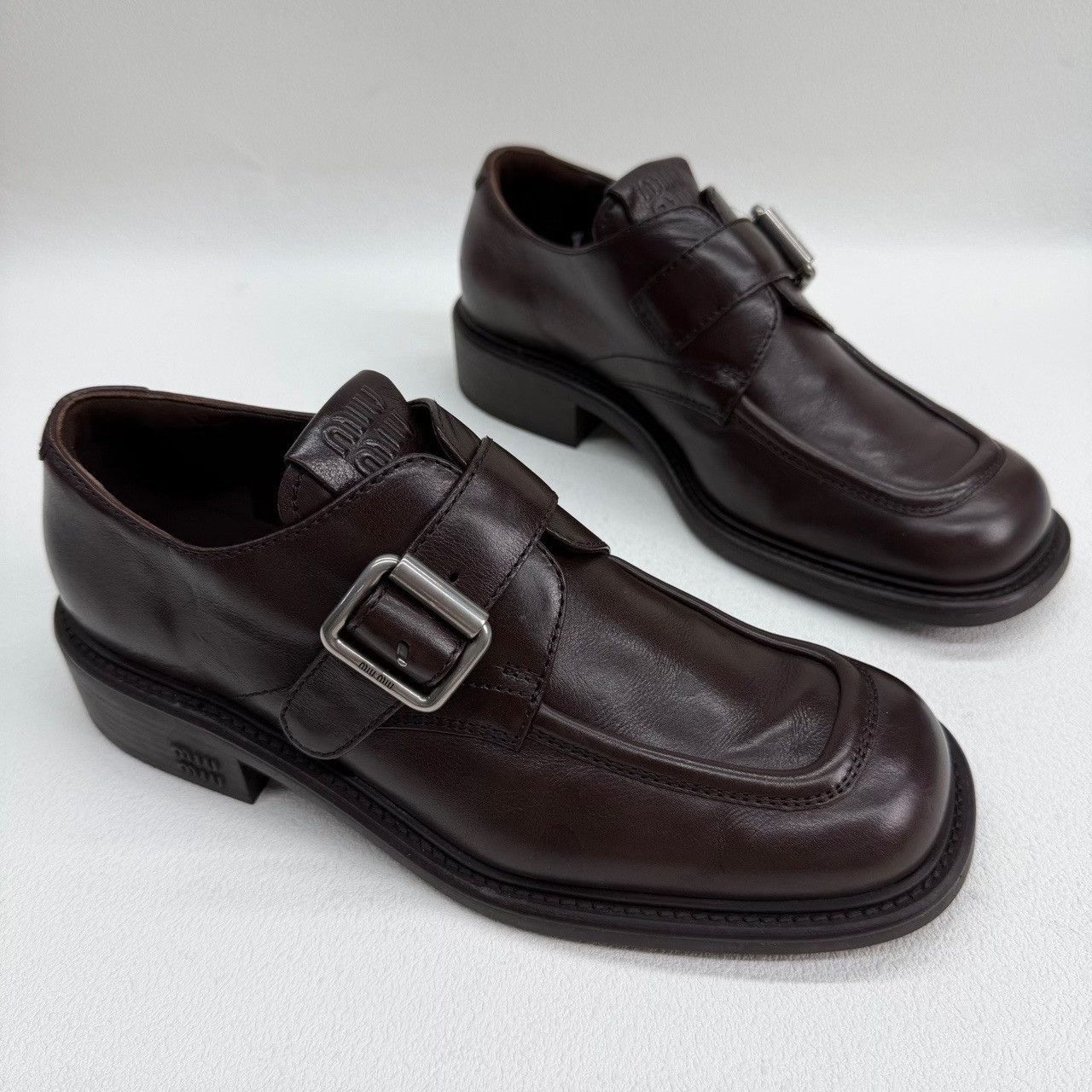 Miu Miu Miu Miu Retro Brown Lowtop Sneakers us_8-5 Women Size US 8.5 / IT 38.5 - 3 Thumbnail