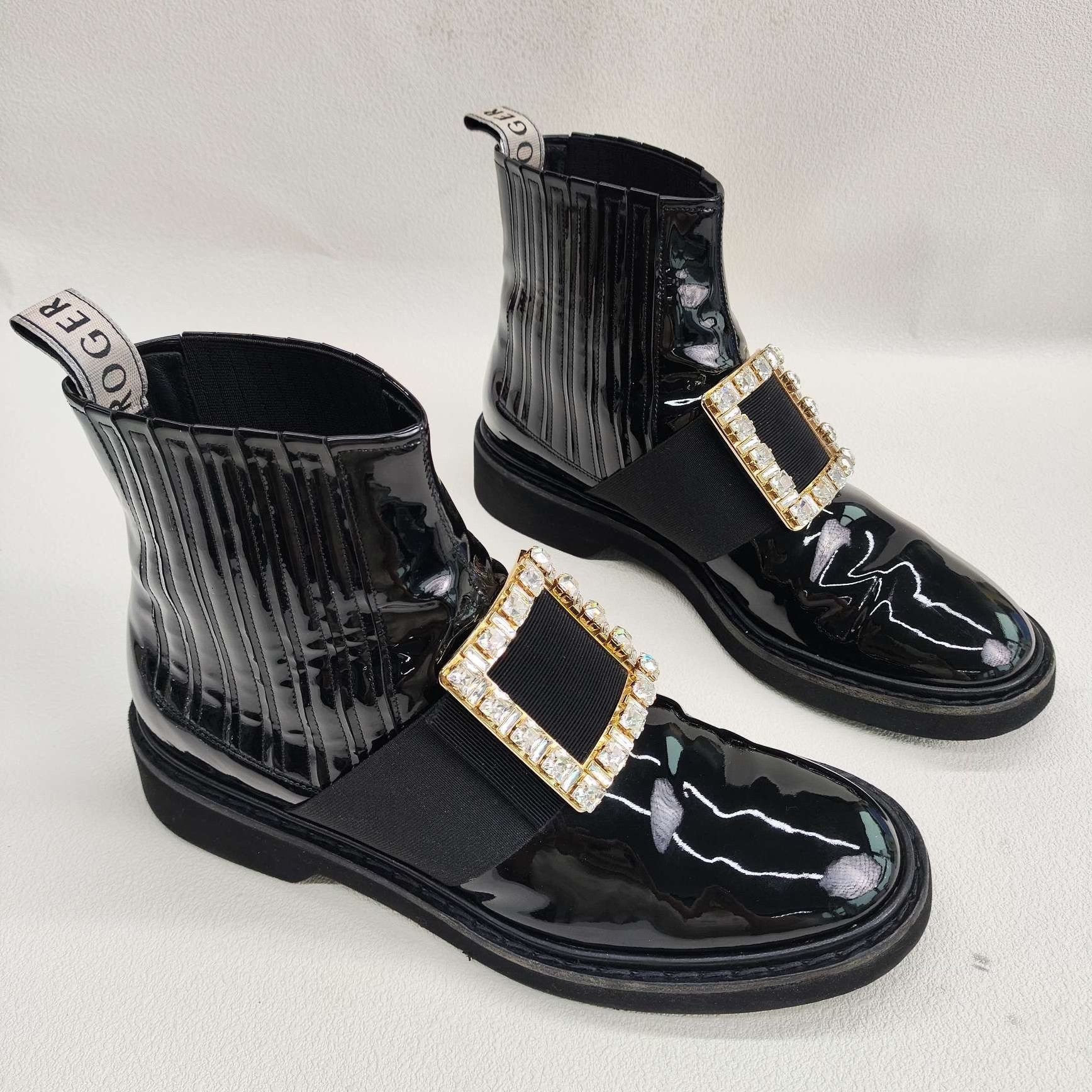 Roger Vivier Roger Vivier Retro Black Boots us_8-5 Women Size US 8.5 / IT 38.5 - 3 Thumbnail
