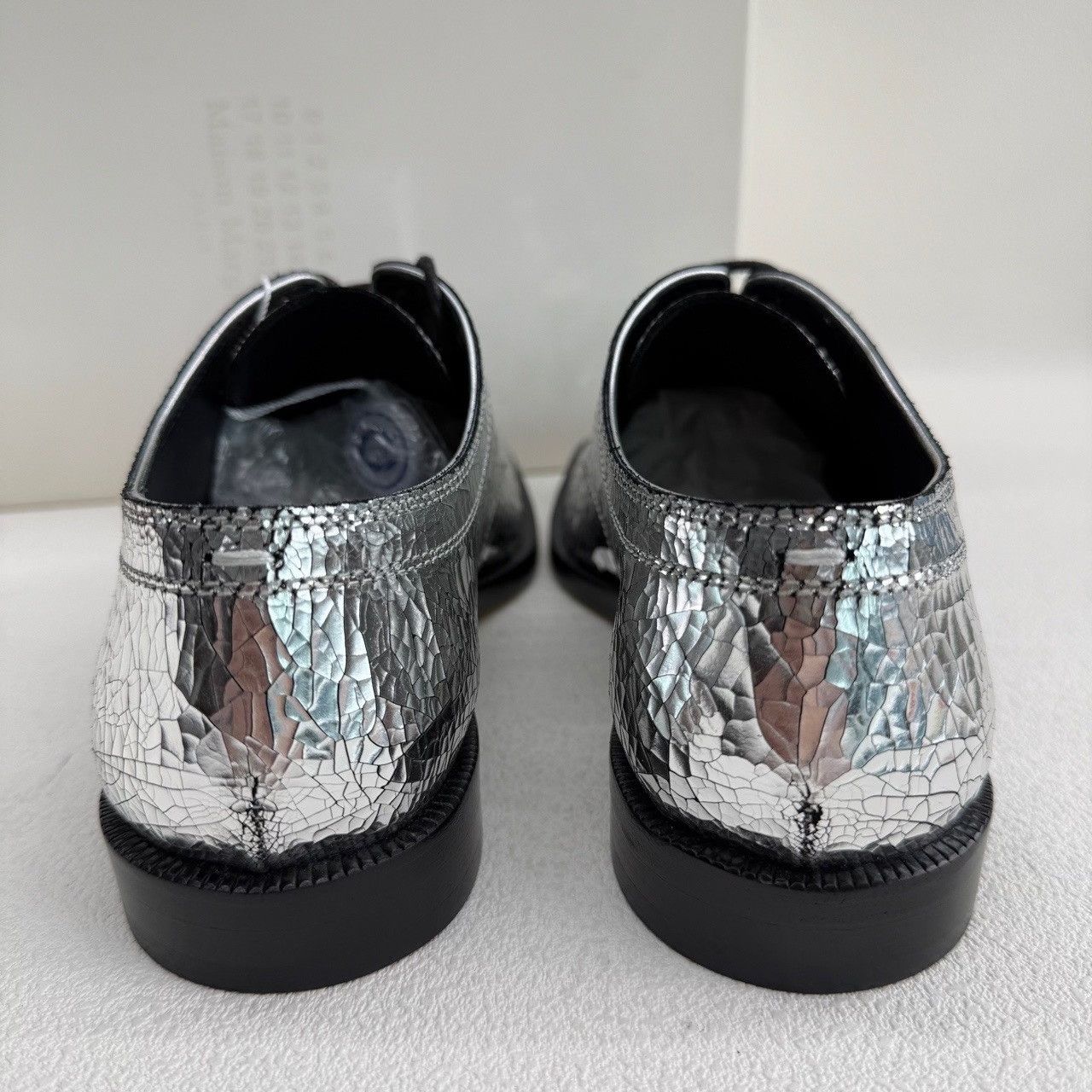 Maison Margiela Maison Margiela Silver Lowtop Sneakers us_5 Women Size US 5 / IT 35 - 6 Thumbnail