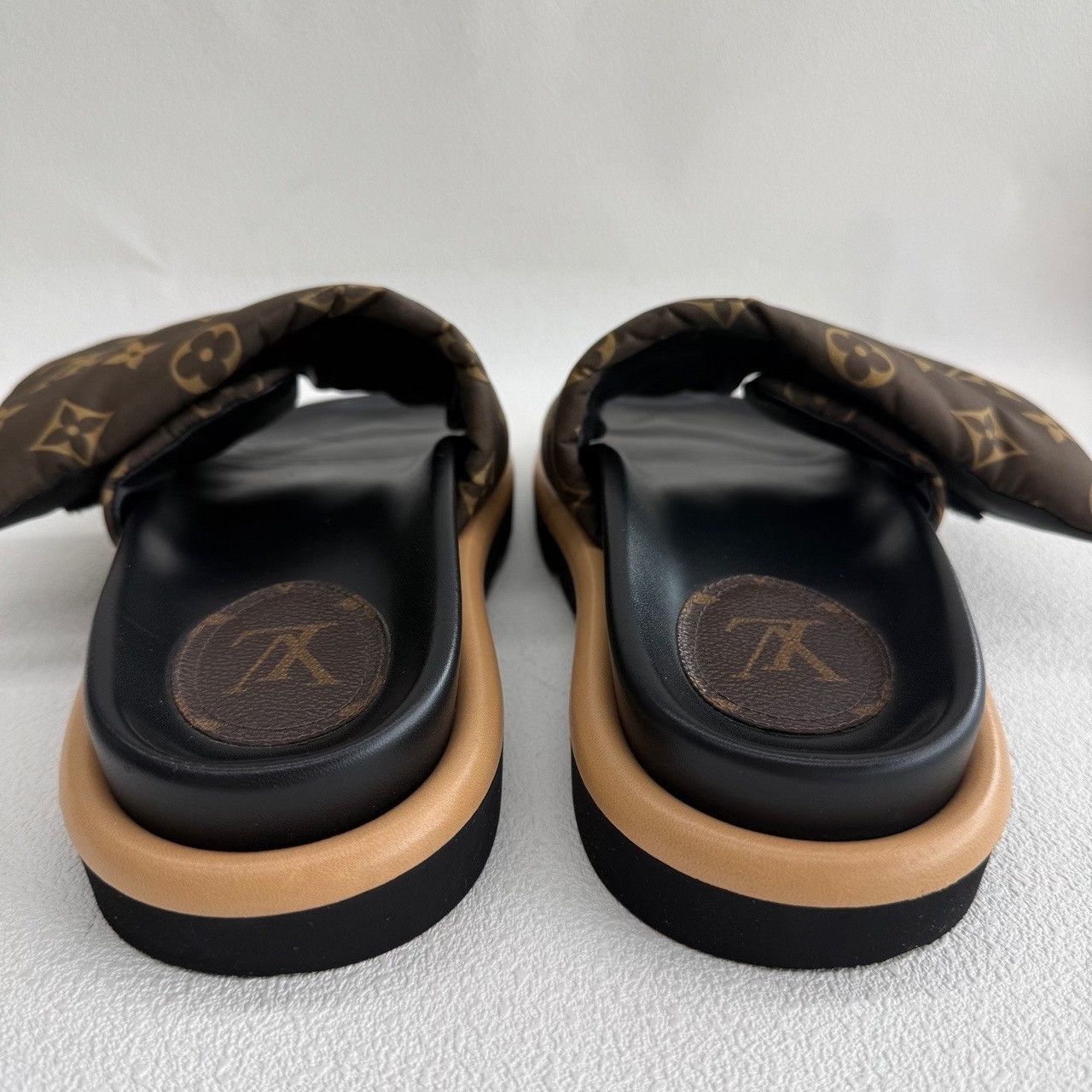 Louis Vuitton Louis Vuitton Down Brown Sandals us_8 Women Size US 8 / IT 38 - 5 Thumbnail