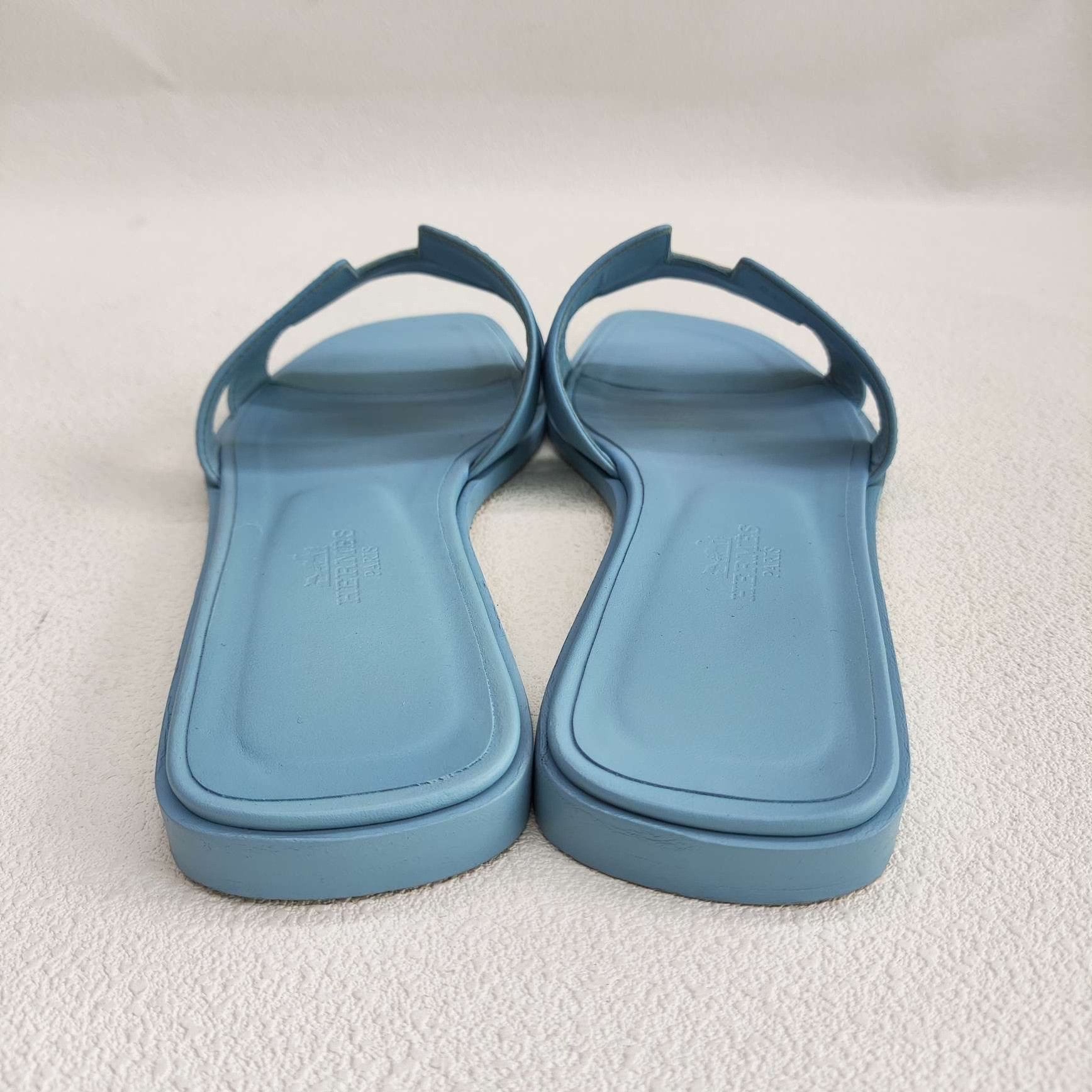 Hermes Hermes Blue Sandals us_6 Women Size US 6 / IT 36 - 5 Thumbnail