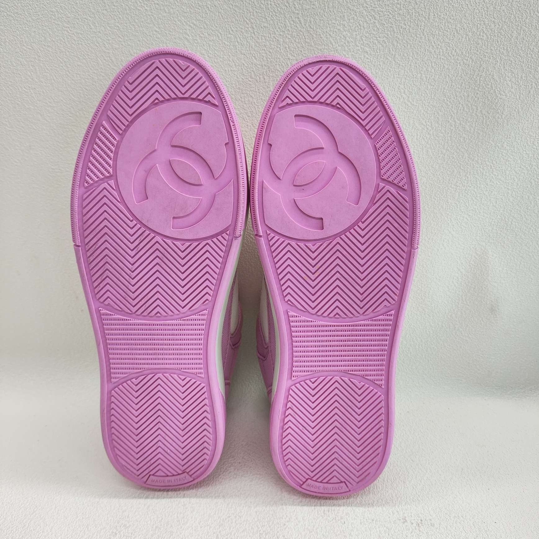 Chanel Chanel Pink Lowtop Sneakers us_6 Women Size US 6 / IT 36 - 7 Thumbnail