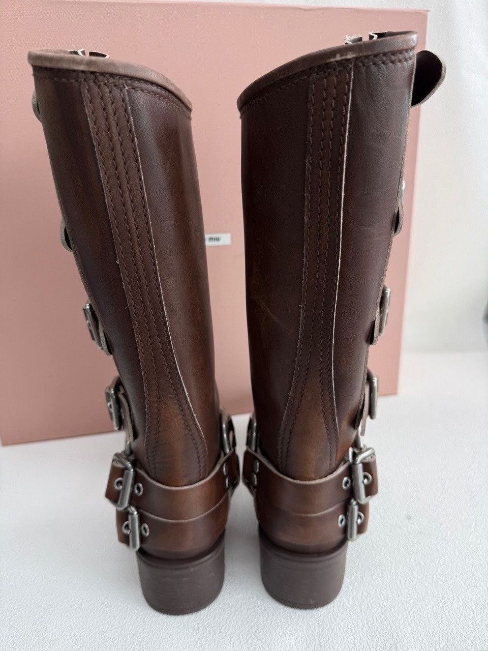 Miu Miu Miu Miu Retro Brown Lowtop Sneakers us_5 Women Size US 5 / IT 35 - 5 Thumbnail