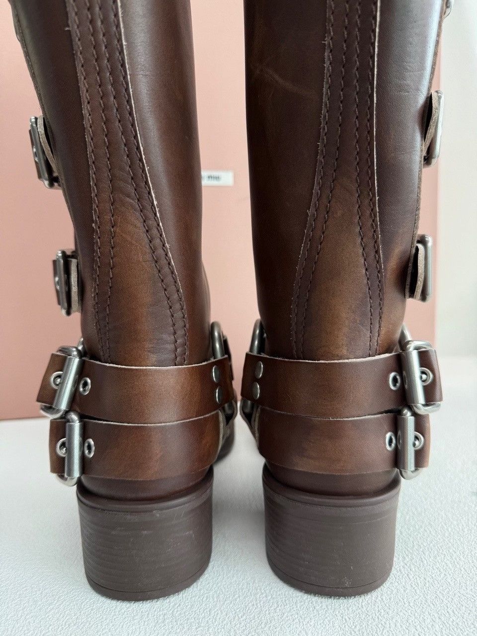 Miu Miu Miu Miu Retro Brown Lowtop Sneakers us_5 Women Size US 5 / IT 35 - 6 Thumbnail