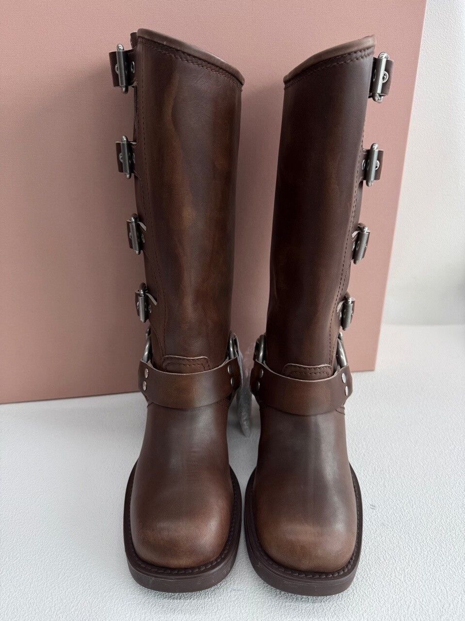 Miu Miu Miu Miu Retro Brown Lowtop Sneakers us_5 Women Size US 5 / IT 35 - 2 Thumbnail
