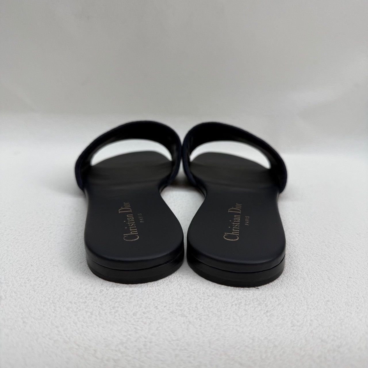 Dior Dior Canvas Printed Blue Sandals us_8-5 Women Size US 8.5 / IT 38.5 - 5 Thumbnail