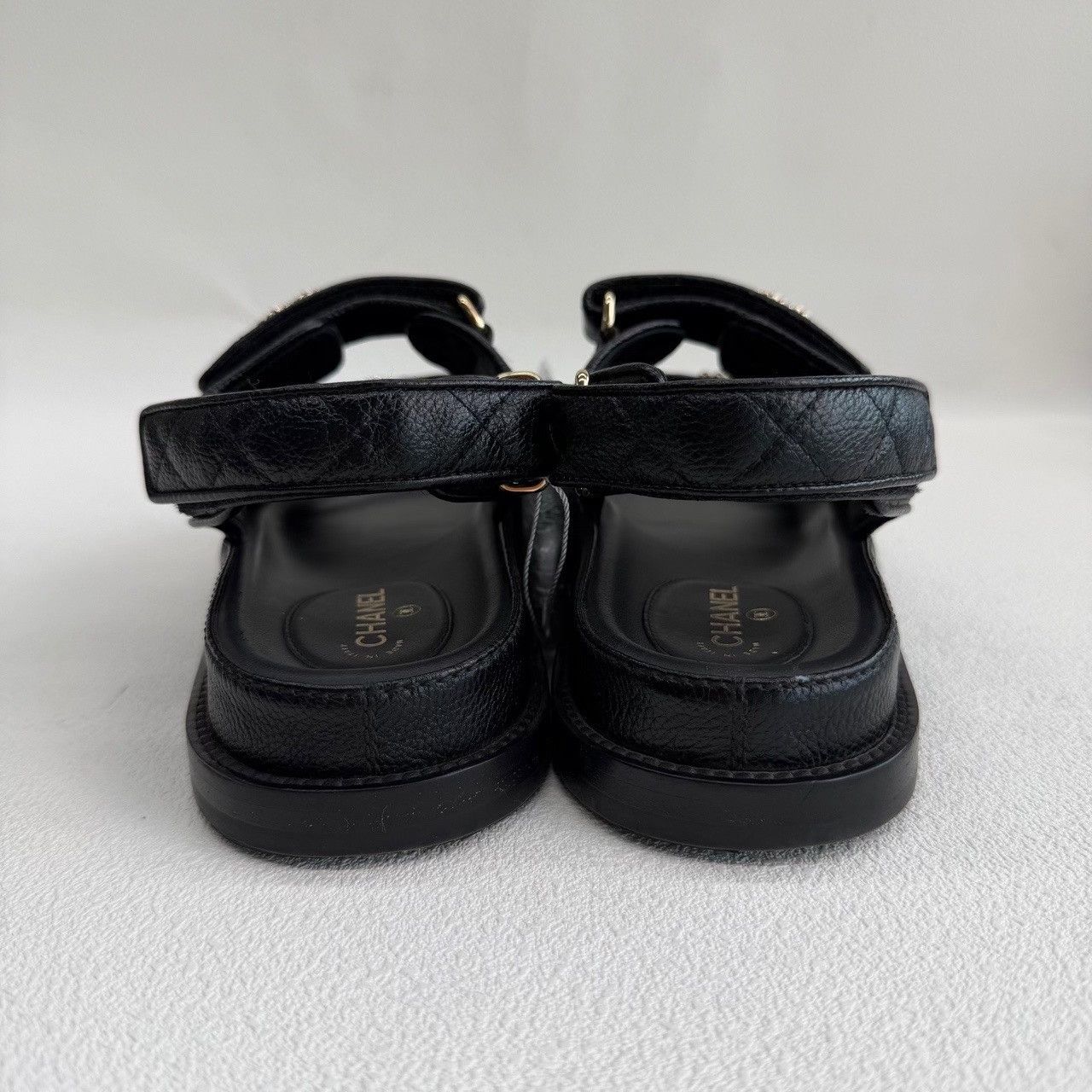 Chanel Chanel Black Sandals us_6 Women Size US 6 / IT 36 - 5 Thumbnail