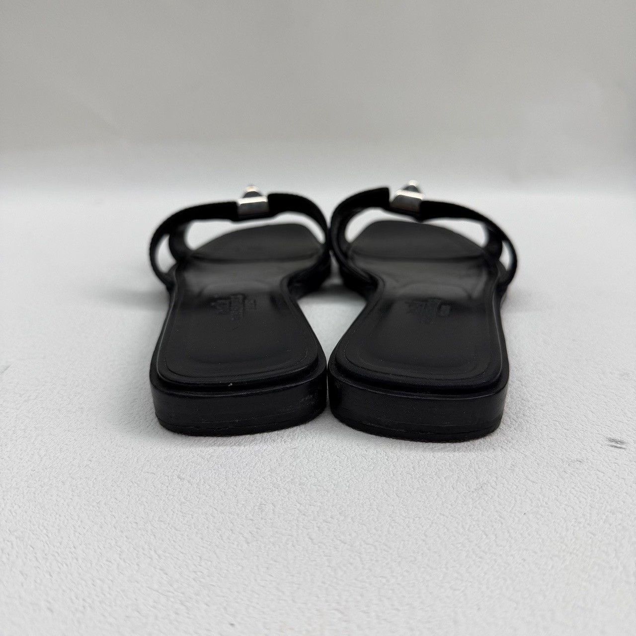 Hermes Hermes Black Sandals us_5 Women Size US 5 / IT 35 - 5 Thumbnail
