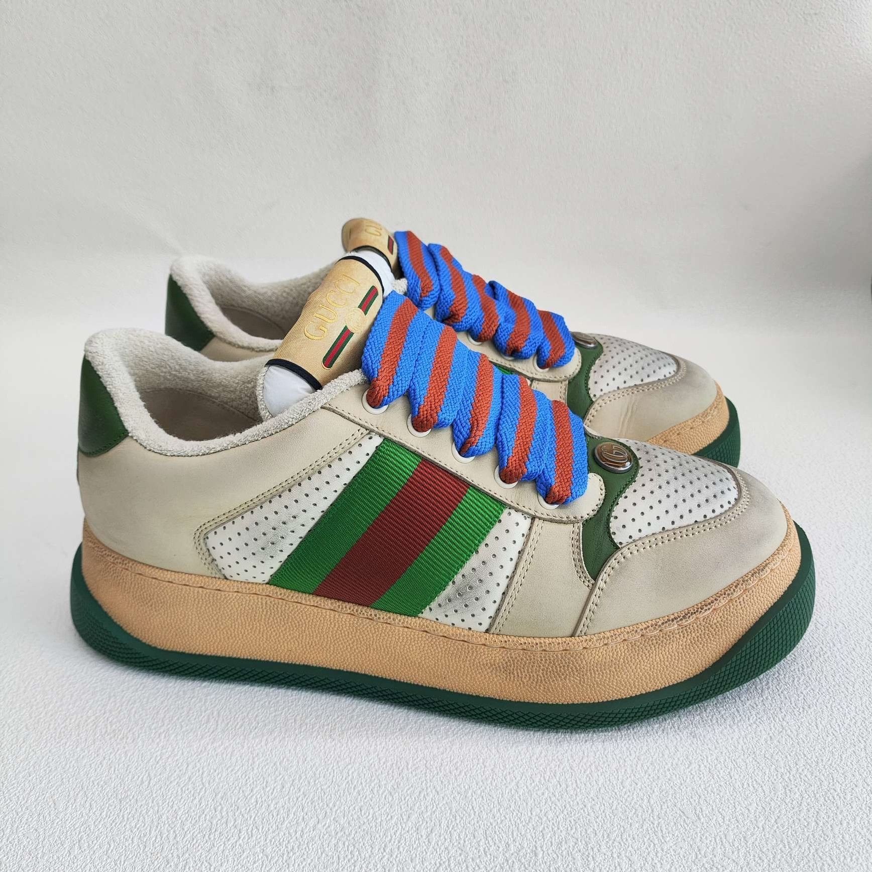 Gucci Gucci Leather Multi Lowtop Sneakers 9 Men Size US 9 / EU 42 - 4 Thumbnail