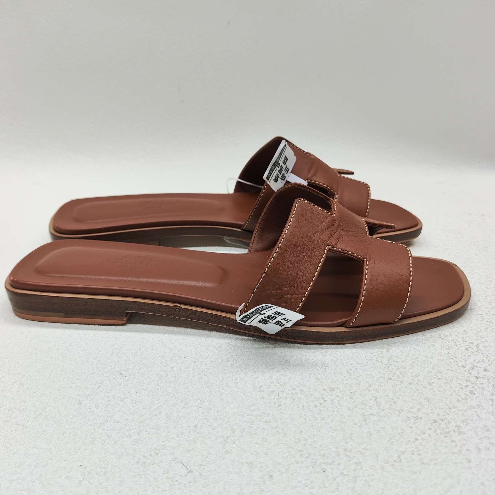 Hermes Hermes Brown Sandals us_6 Women Size US 6 / IT 36 - 4 Thumbnail