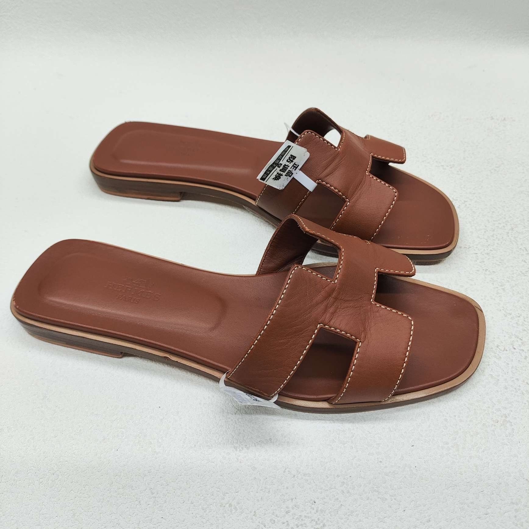 Hermes Hermes Brown Sandals us_6 Women Size US 6 / IT 36 - 3 Thumbnail